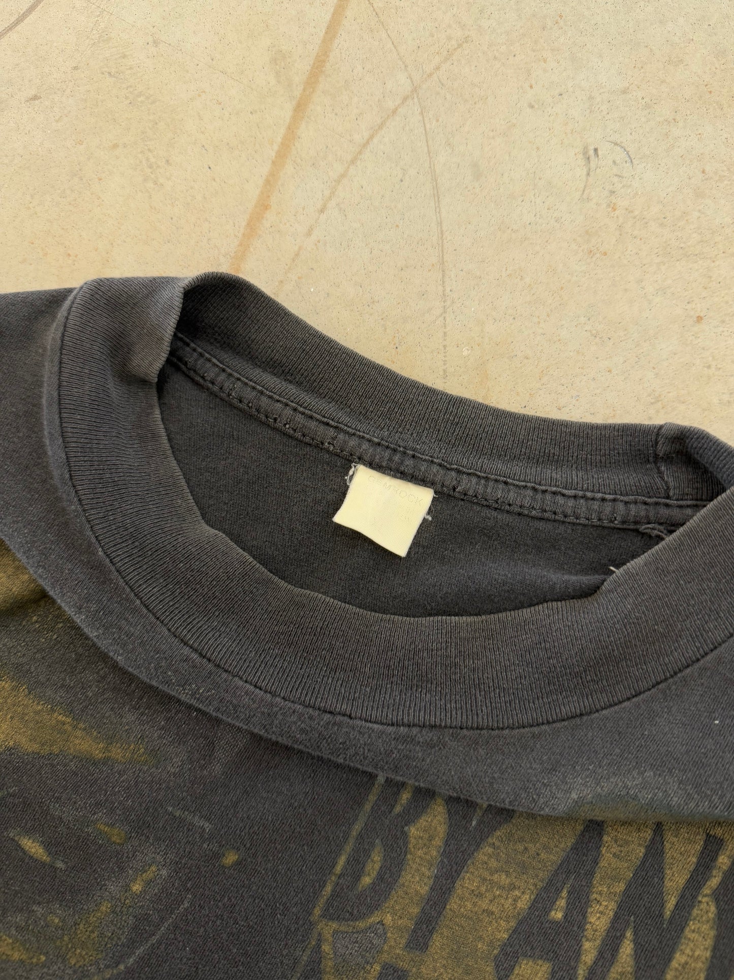 Vintage 90s Malcom X By Any Means Necessary AOP Tee ( XL )