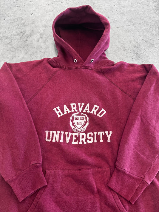 Vintage 8 0 s Harvard University Champion Hoodie ( Medium )