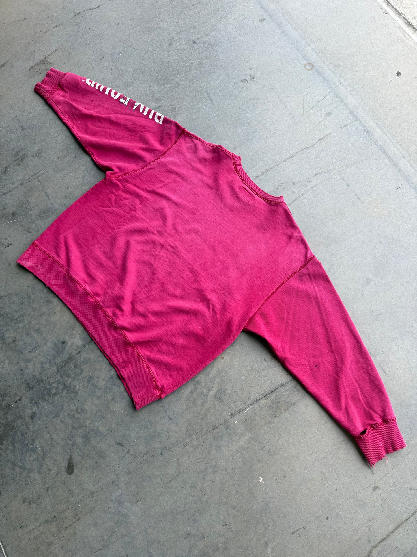 Vintage 1990s B.U.M Equipment Distressed Boxy Sweatshirt ( XL )