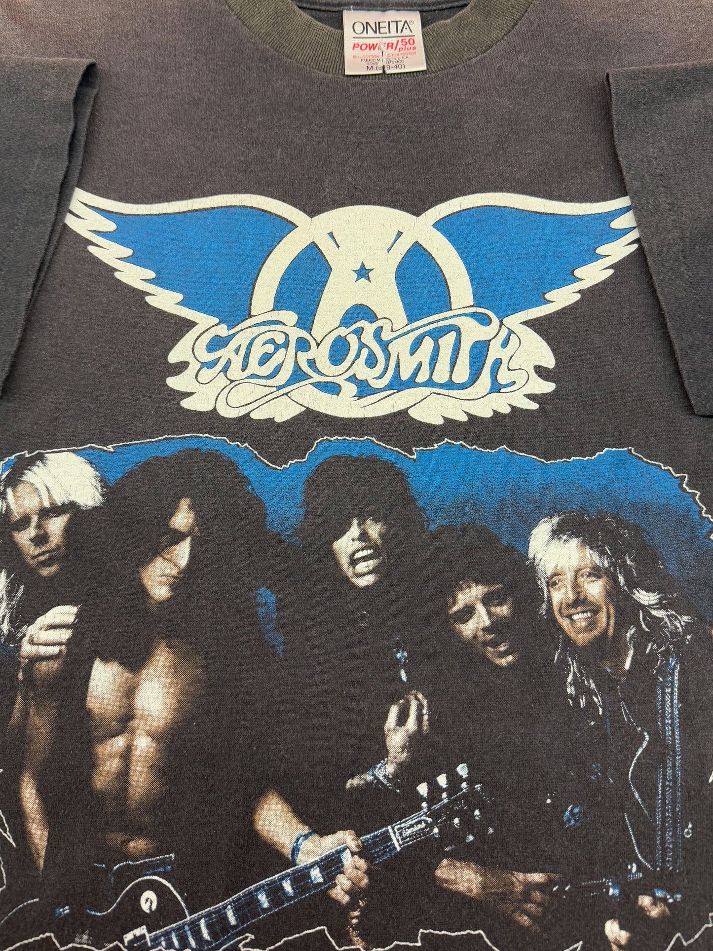 Vintage 1987 Aerosmith Permanent Vacation Tour Tee ( Medium )