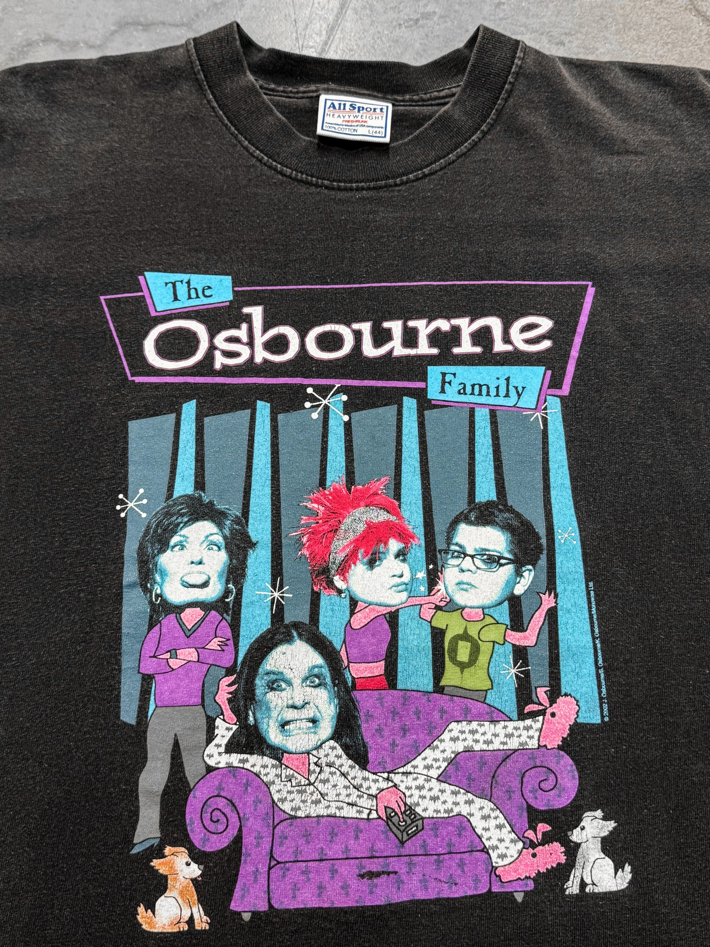 Vintage 2002 The Osbourne Family Tee ( Large )