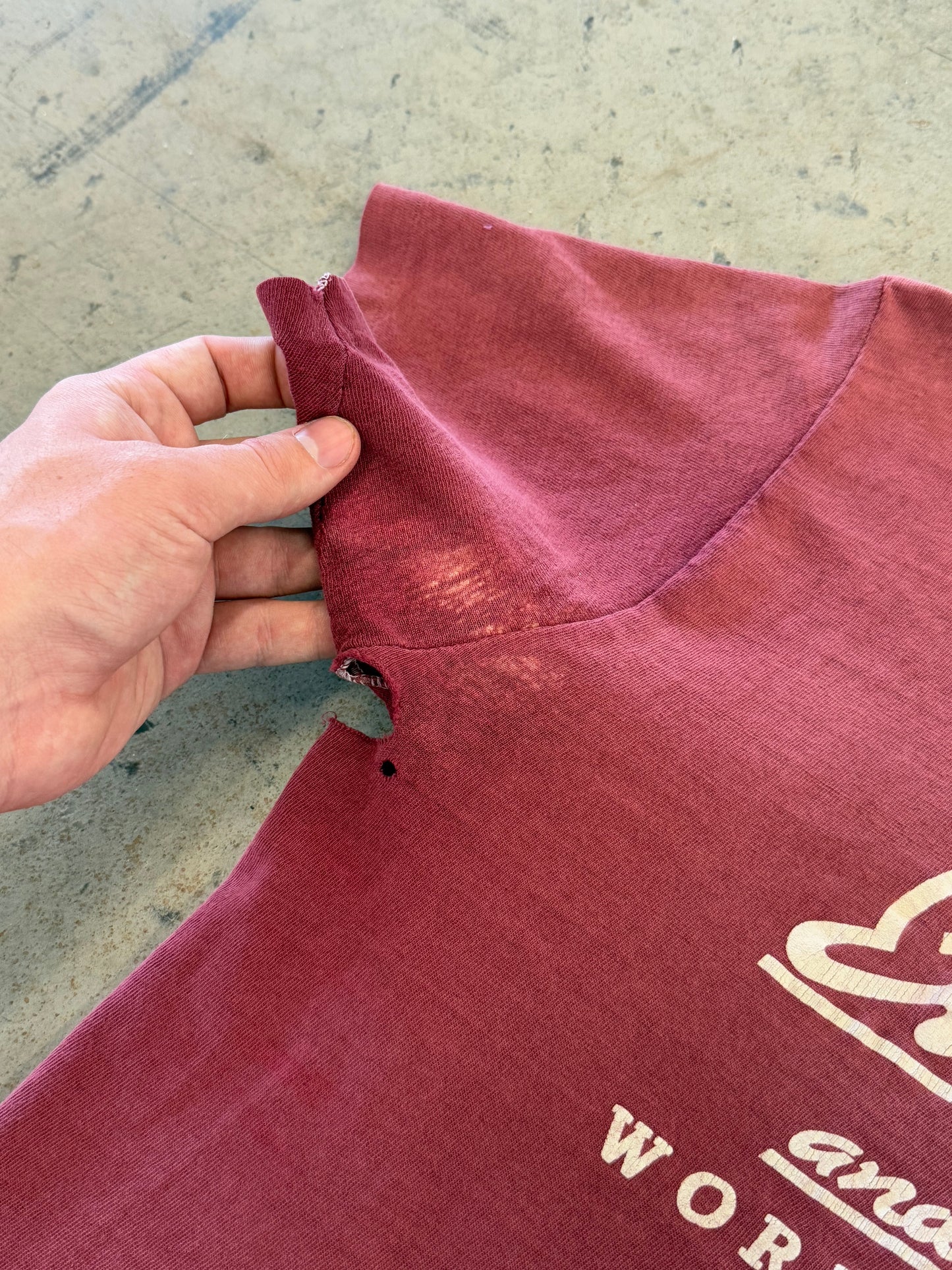 Vintage 1978 Eric Clapton & His Band Tour Tee ( Medium )