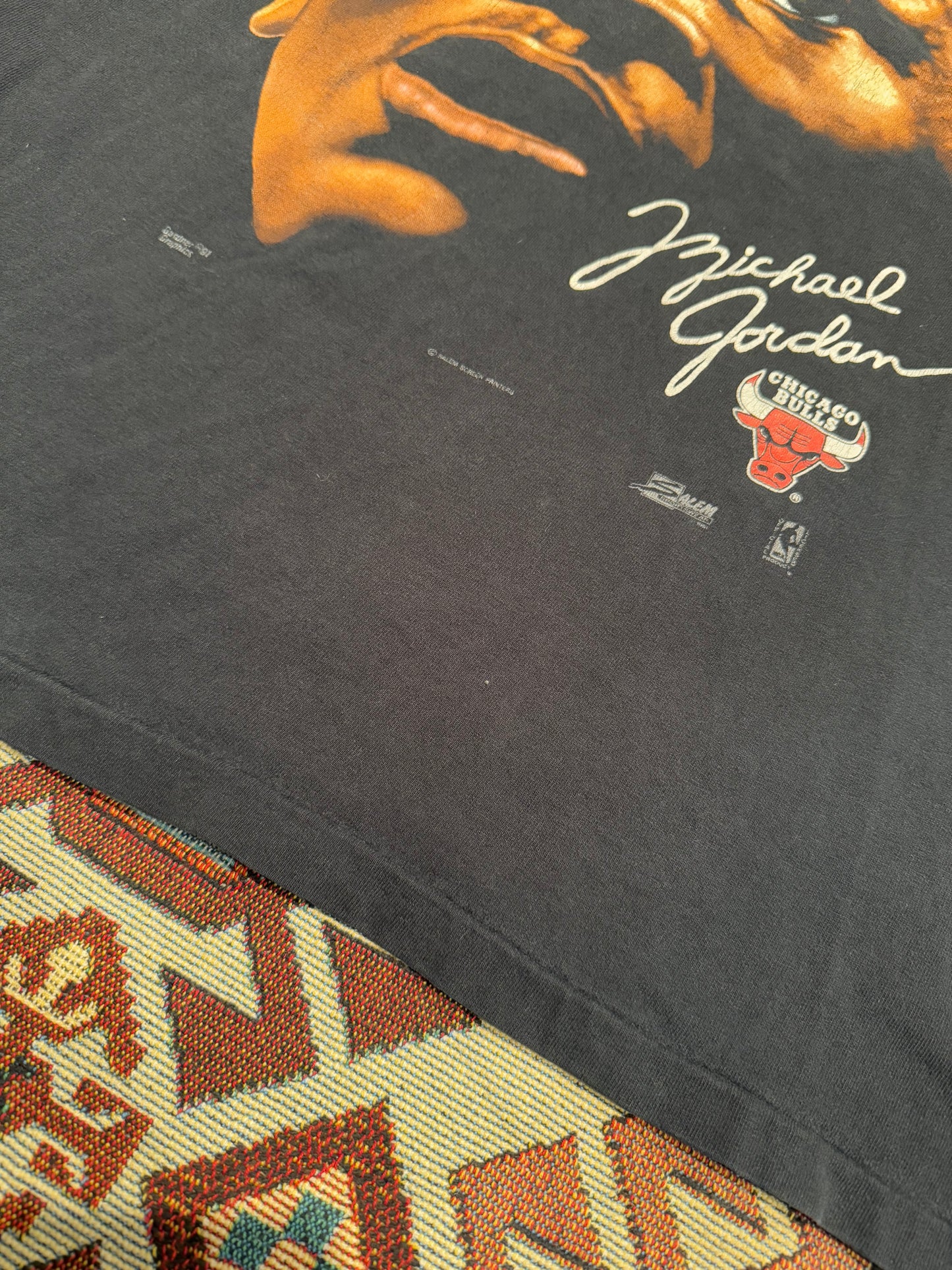 Vintage 1991 Micheal Jordan Big Face Salem Sportswear Tee ( XL )