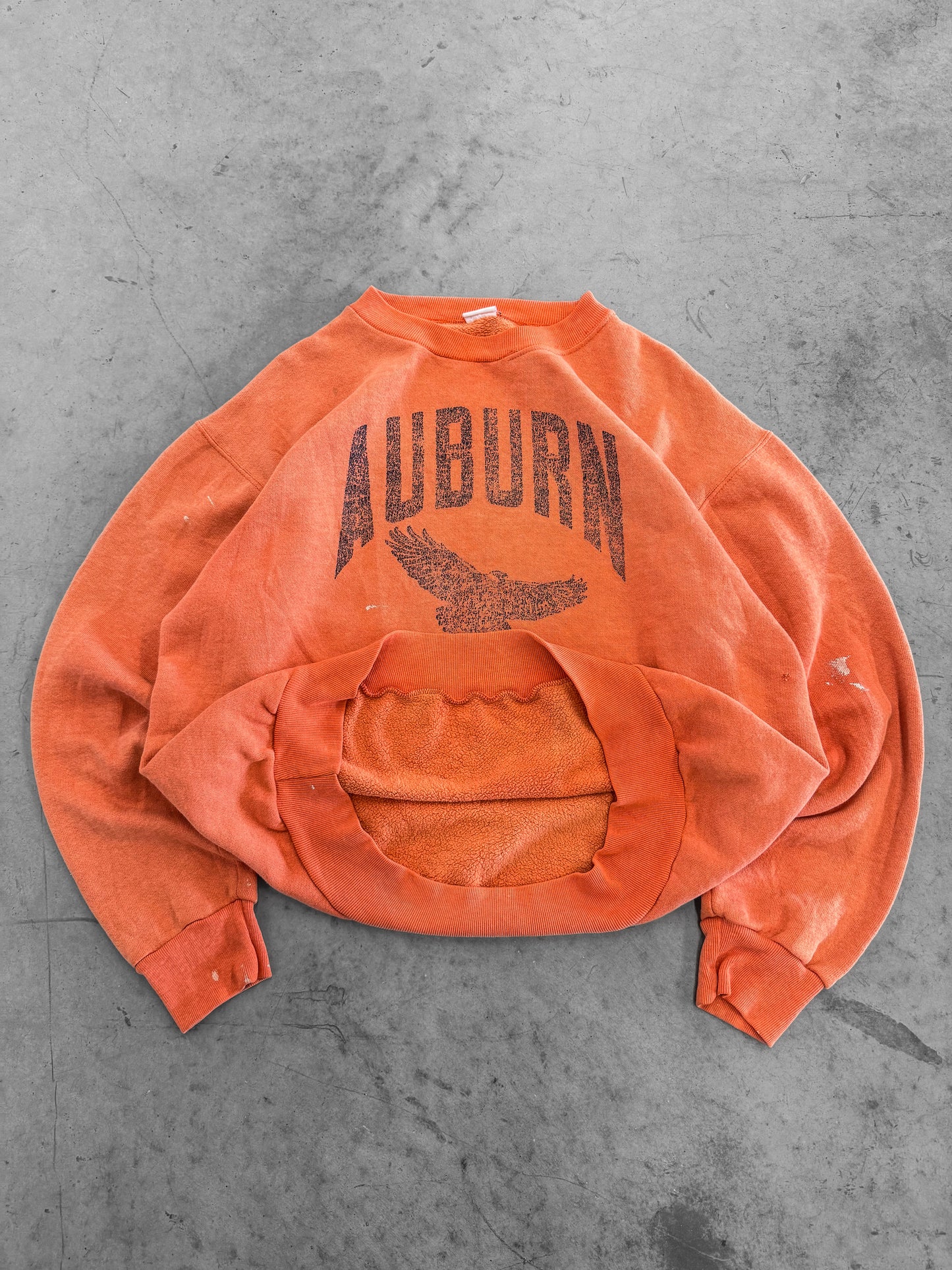 Vintage Early 8 0 s Auburn Faded Sweatshirt ( Large )