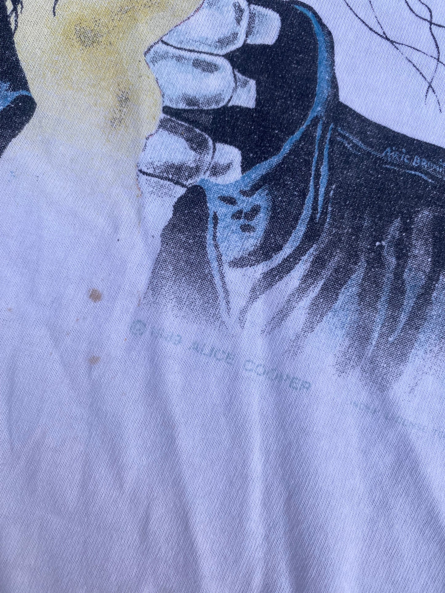 Vintage 1989 Alice Cooper Tee ( Large )