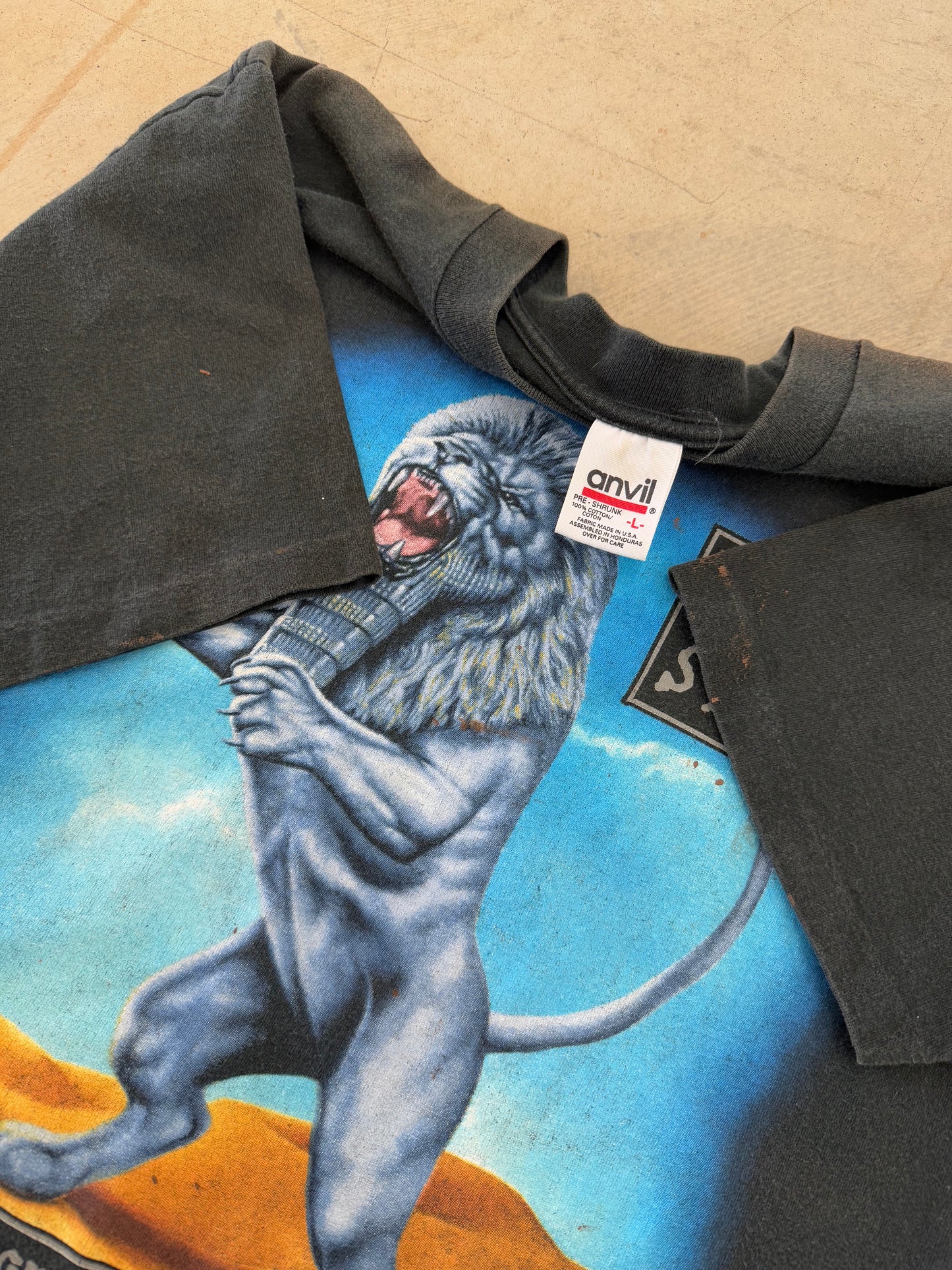 Vintage 1997 The Rolling Stones Bridges To Babylon Tee ( Large )