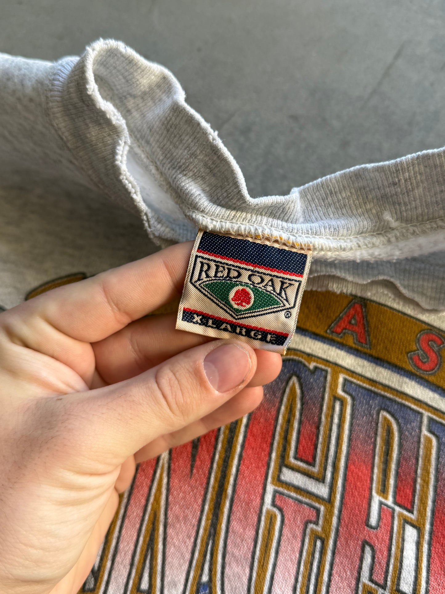 Vintage 1990s Texas Rangers Baseball Sweatshirt ( XL )