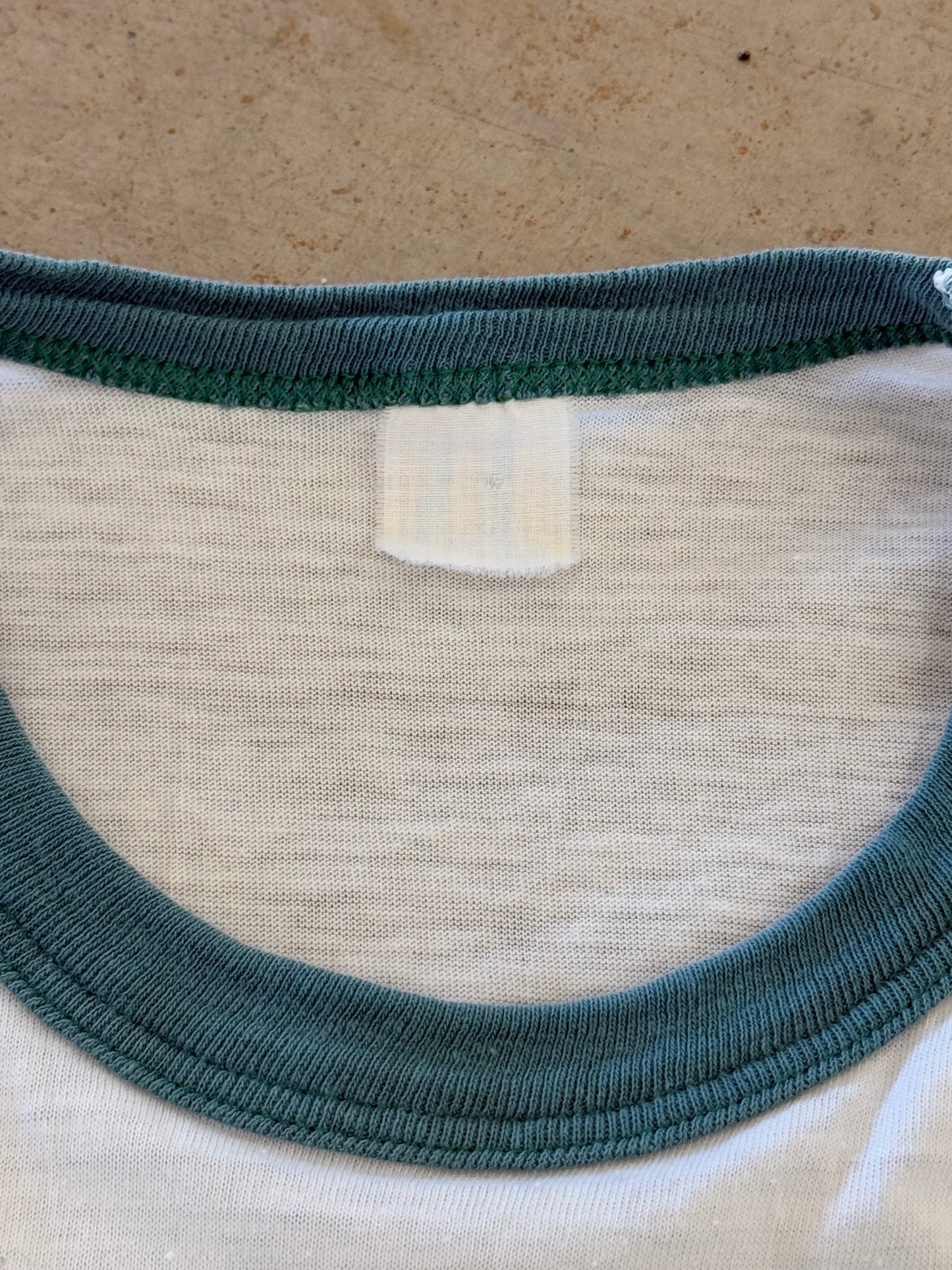 Vintage 70s College Of William & Mary Ringer Tee ( Medium )