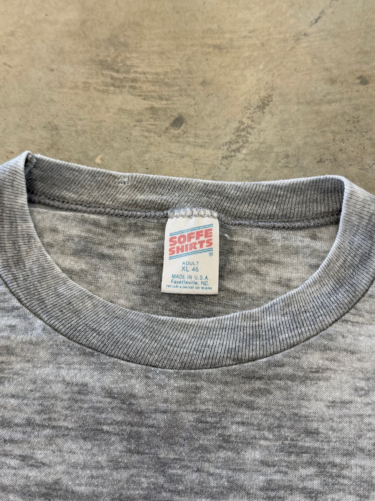 Vintage 80s Seabees Navy Gulfport Mississippi Tee ( Large )