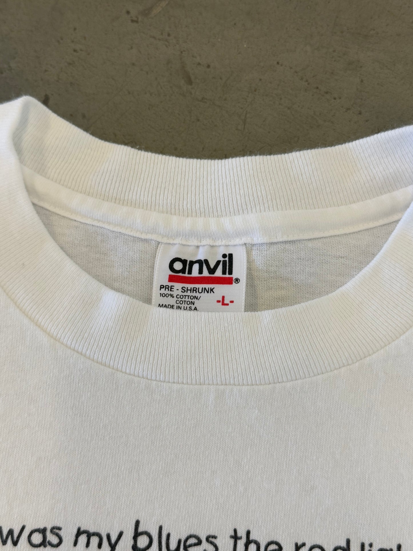 Vintage 90s “Love In Vain” Robert Johnson Art Tee ( Large )