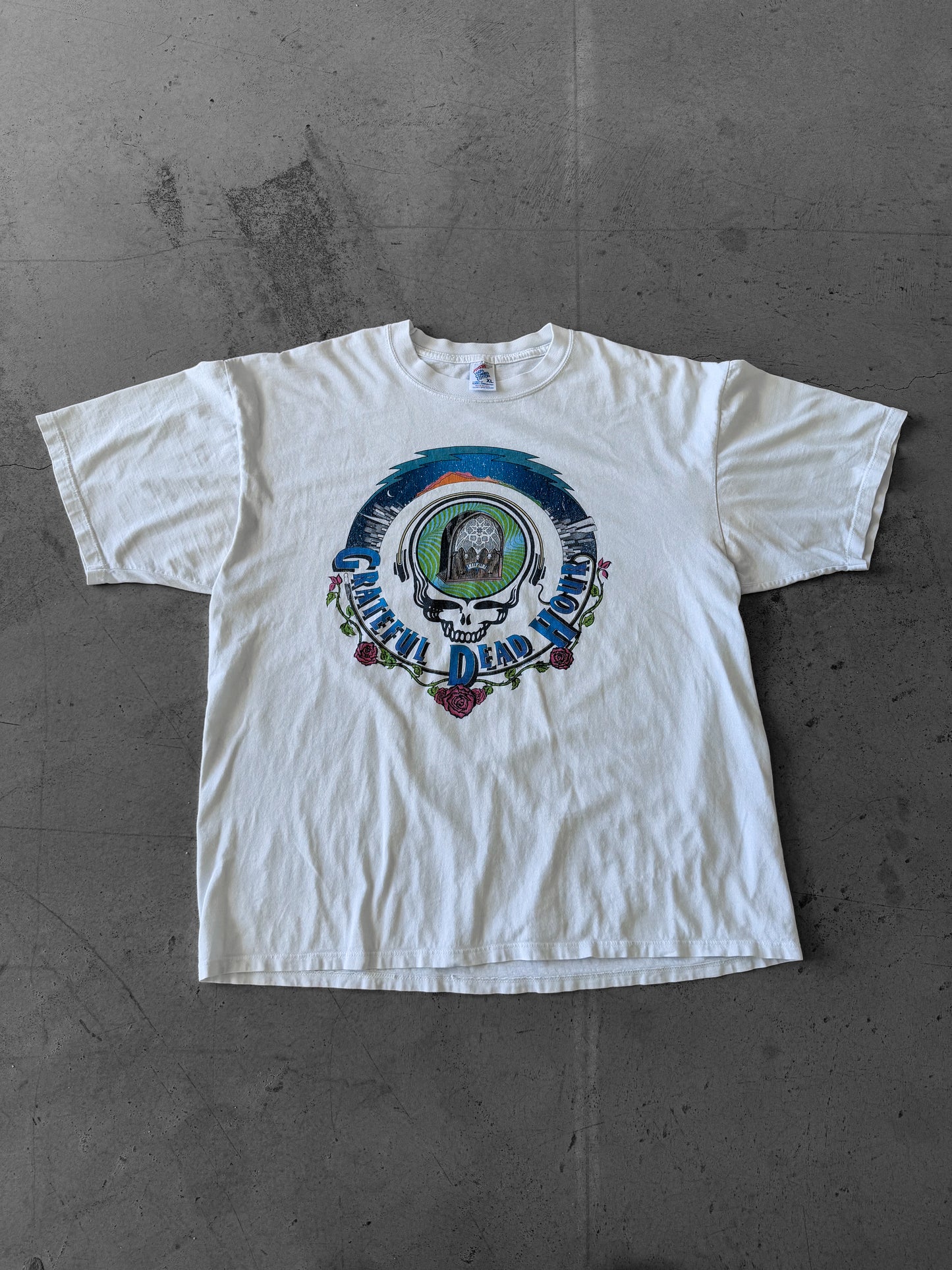 Vintage 1992 Grateful Dead Hour Radio Station Tee ( XL )