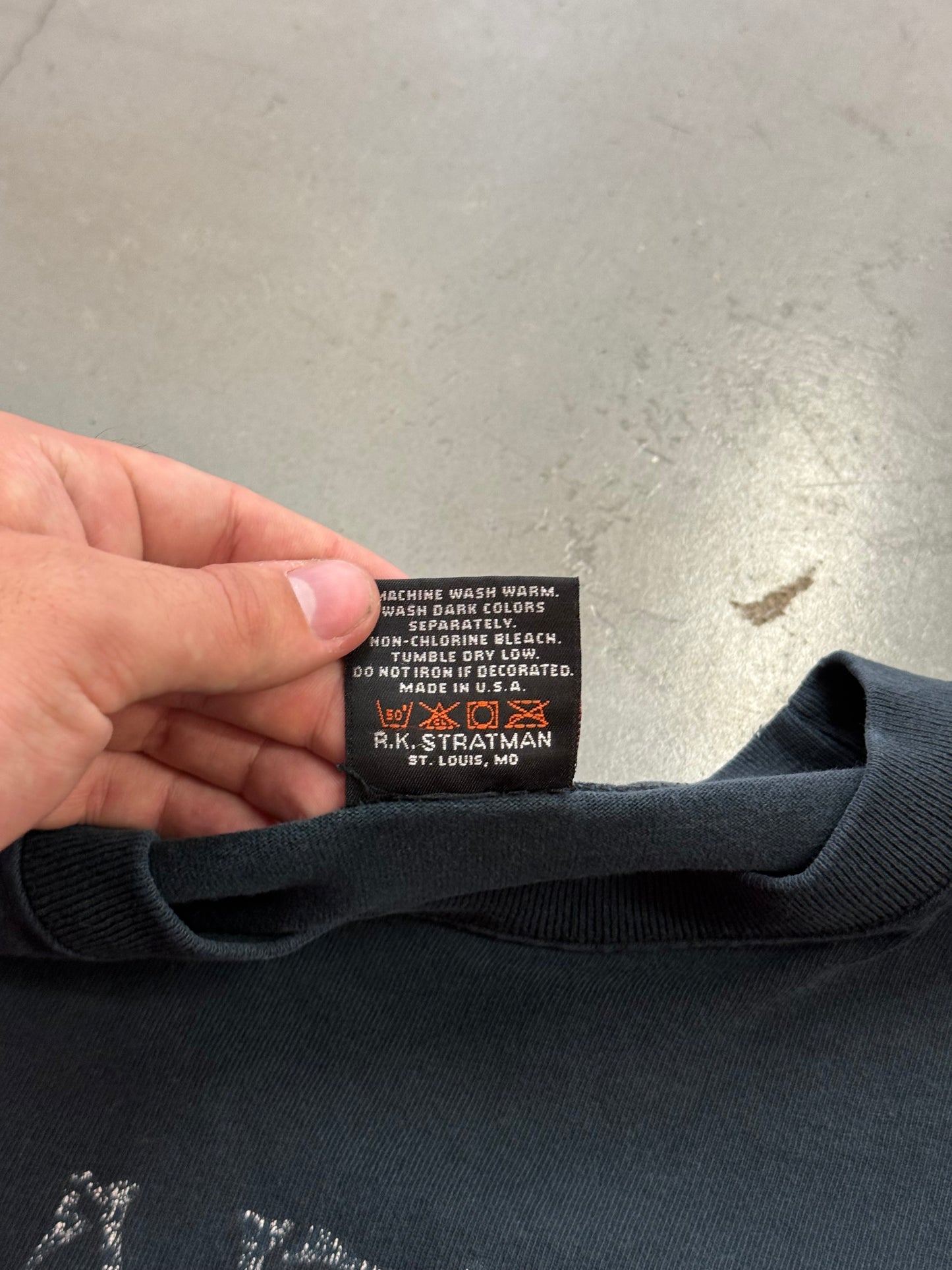 Vintage 1996 Harley Davidson “Bad To The Bone” Long Sleeve Tee ( XL )