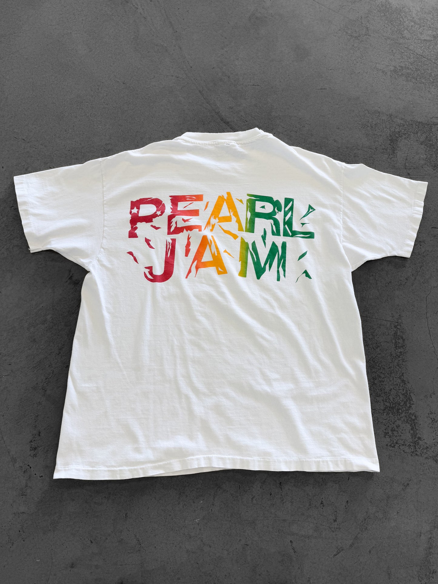 Vintage 90s Bad Religion x Pearl Jam Concert Bootleg Tee ( XL )