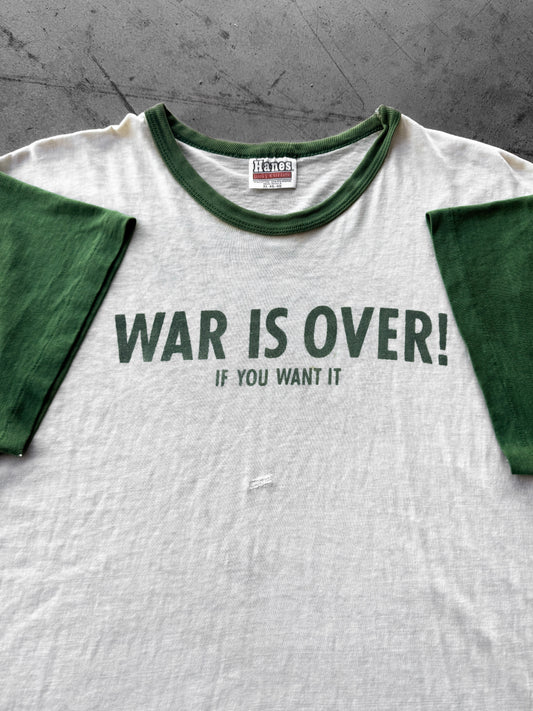 Vintage 70s “War Is Over , If You Want It” John Lennon Yoko Tee ( XL )