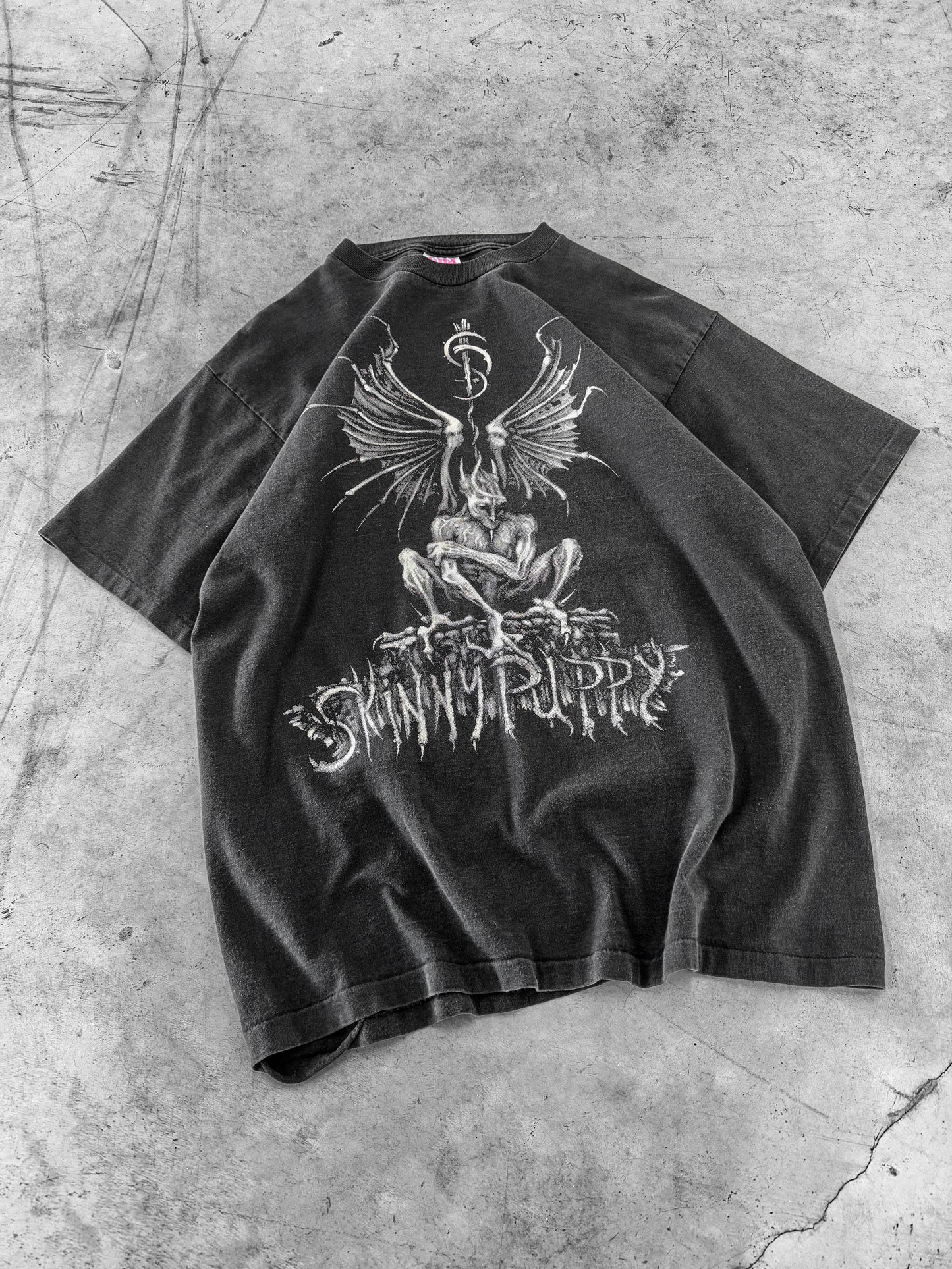 Vintage 1992 Skinny Puppy Last Rights World Tour Tee ( XL )