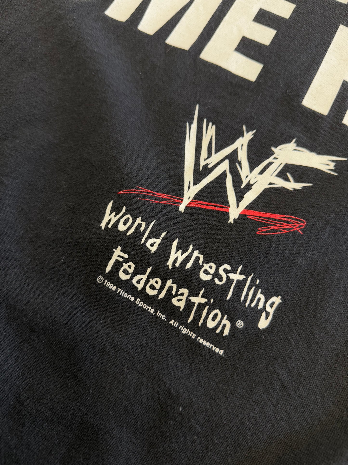 Vintage 90s Stone Cold Steve Austin Raise Some Hell Tee ( XL )