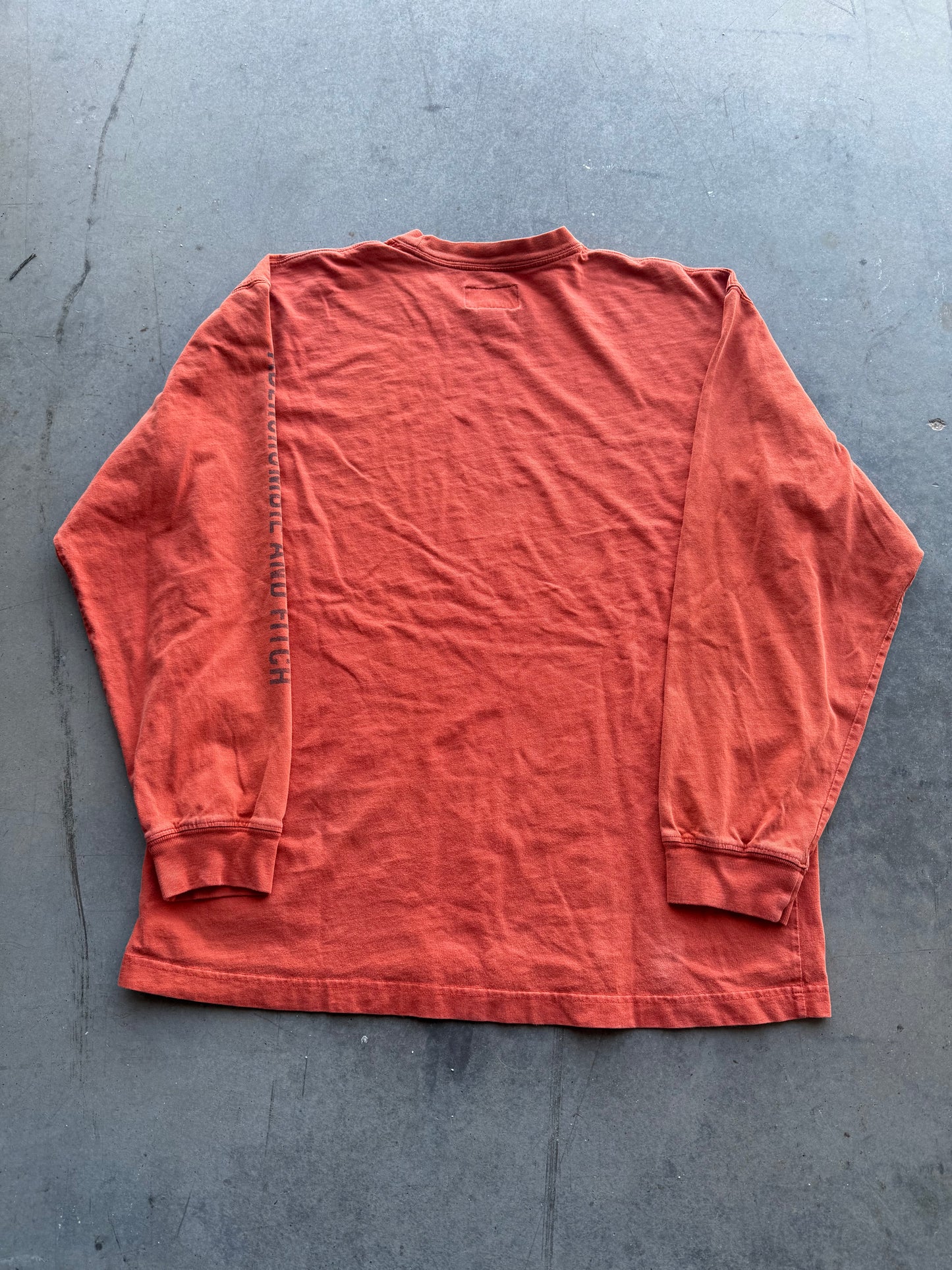 Vintage 2000s Abercrombie & Fitch Long Sleeve Broom Ball Tee ( XL )