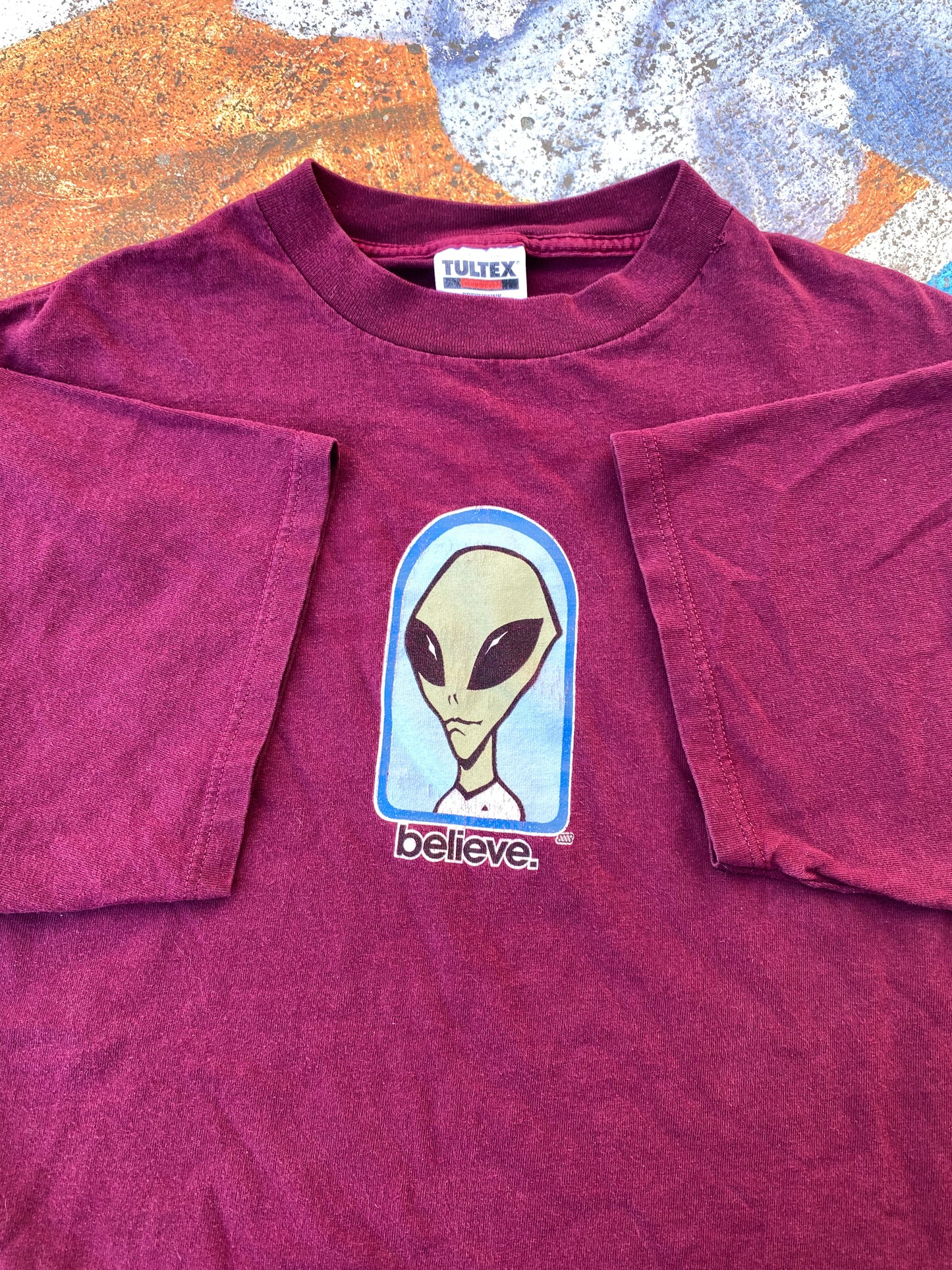 Vintage 90’s Alien Workshop “Believe” Skate Tee ( Large )