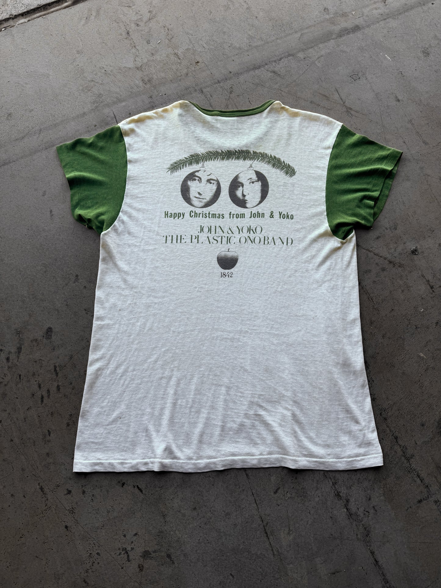 Vintage 70s “War Is Over , If You Want It” John Lennon Yoko Tee ( XL )