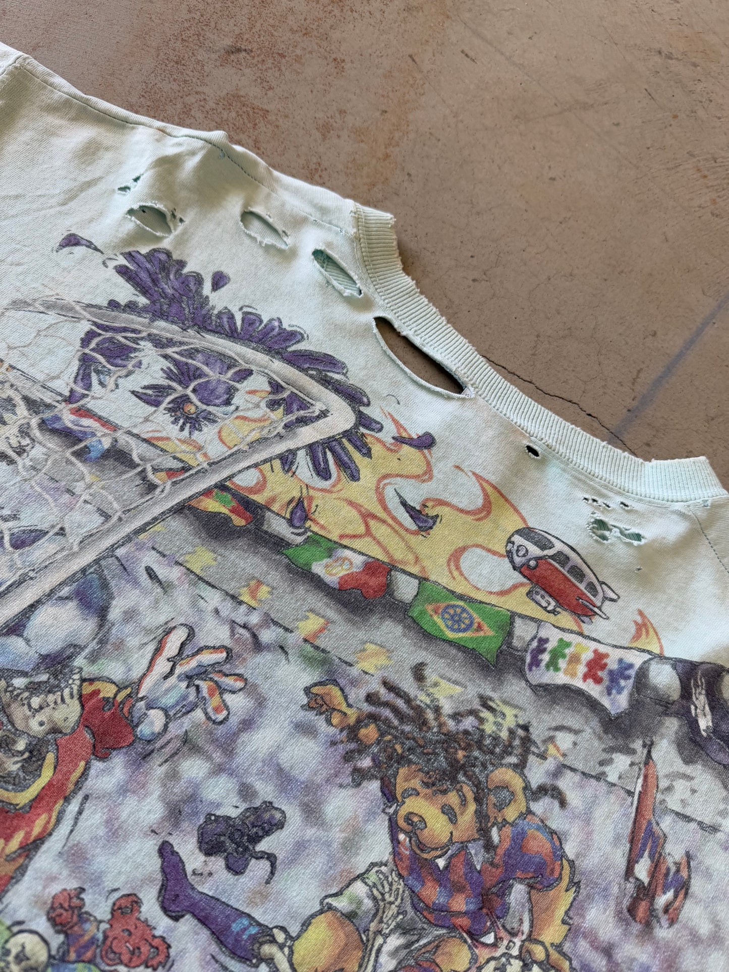 Vintage 1997 Grateful Dead Dead Headers Liquid Tee ( XL )