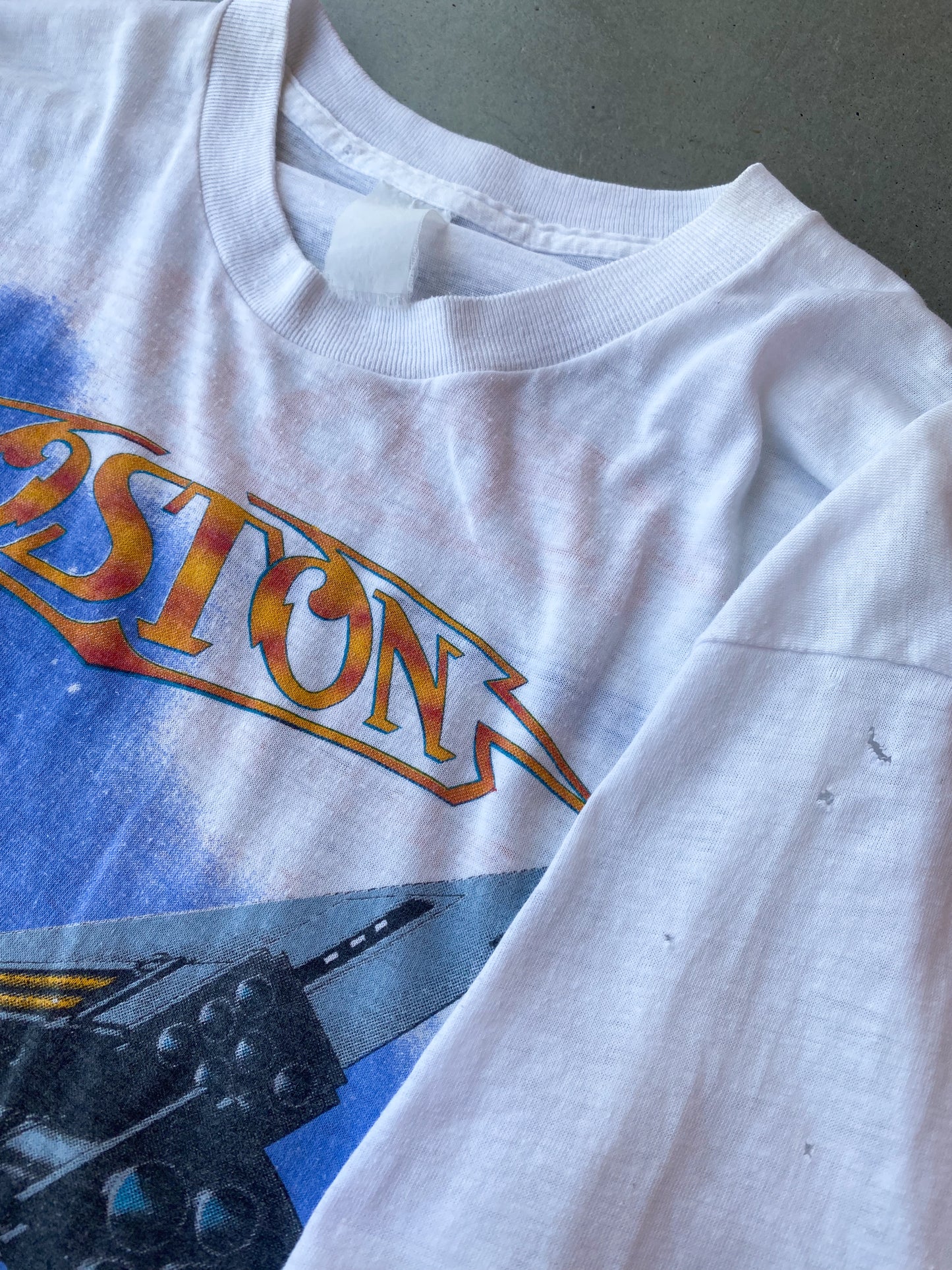 Vintage 1987 Boston U.S Tour Band Tee ( Med )