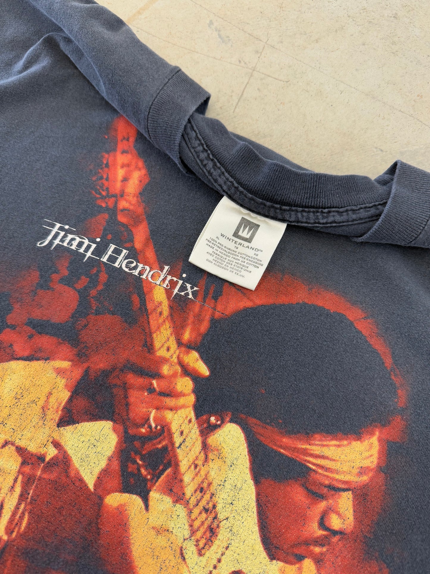 Vintage 1998 Jimmi Hendrix Faded Live At Wookstock Tee ( XL )