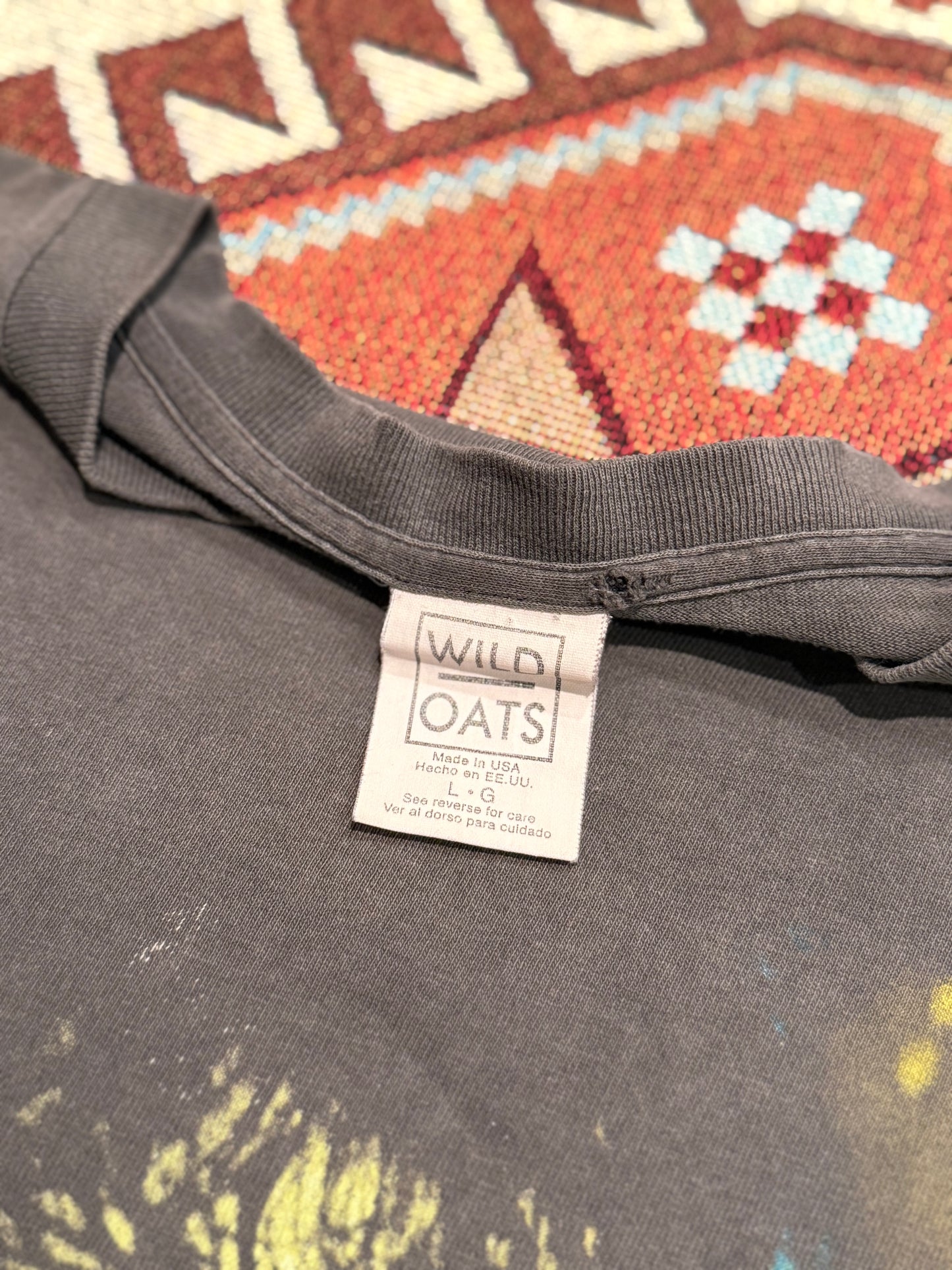 Vintage 1996 The Cure Mood Swings Tour Faded Tee ( Large )