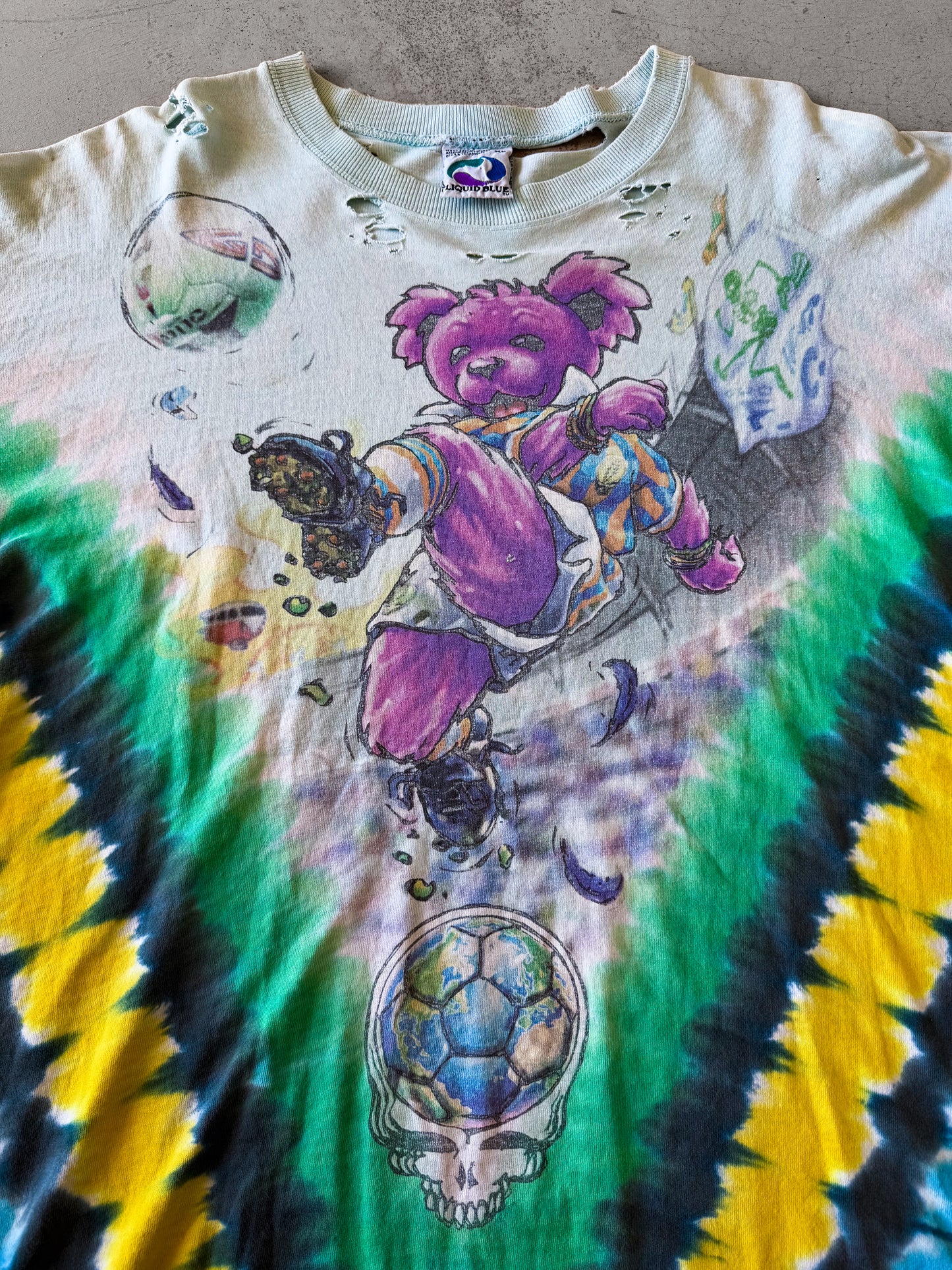 Vintage 1997 Grateful Dead Dead Headers Liquid Tee ( XL )