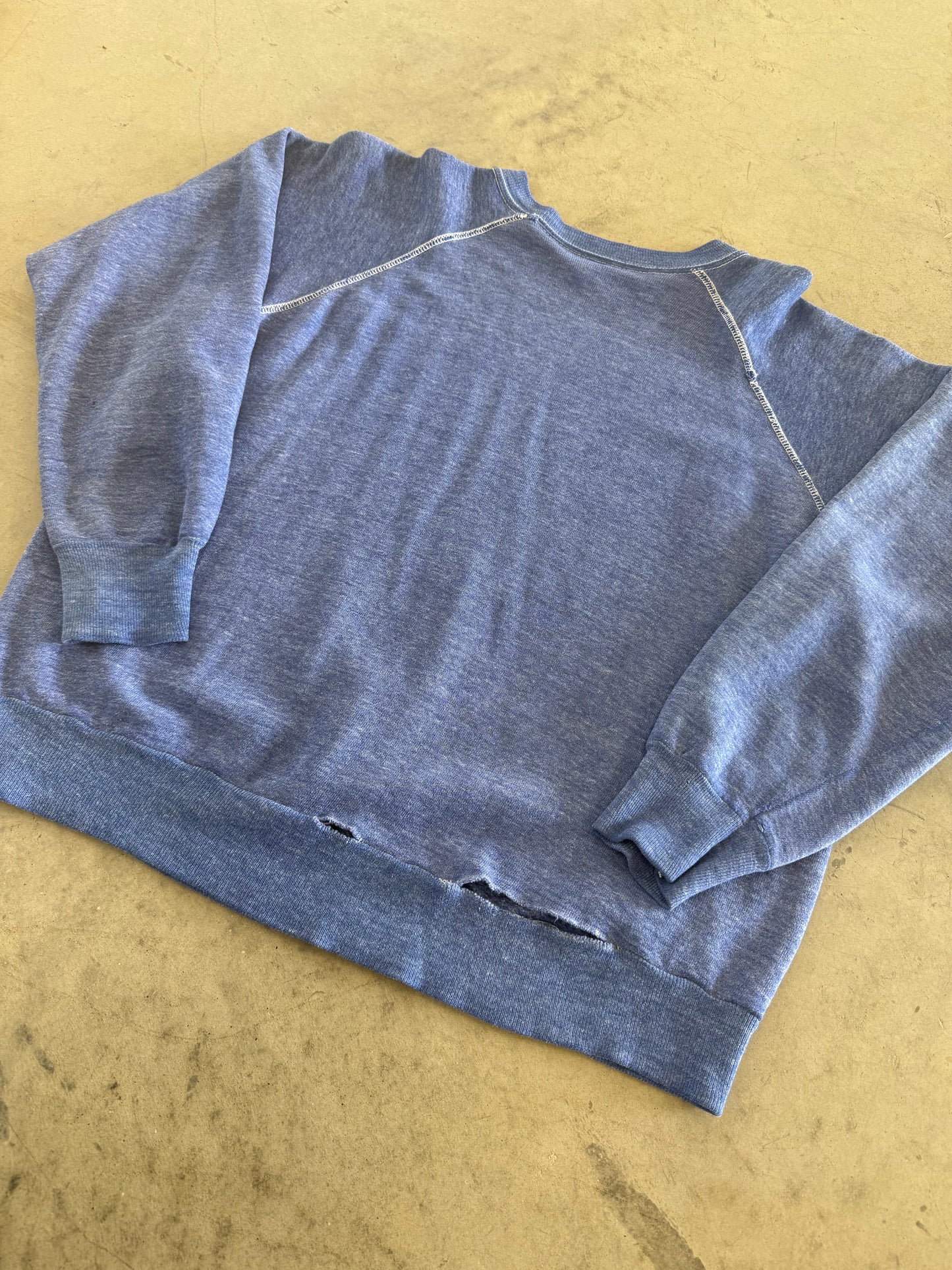 True Vintage Late 6 0 s / 7 0 s Bronco Truck Faded Sweatshirt