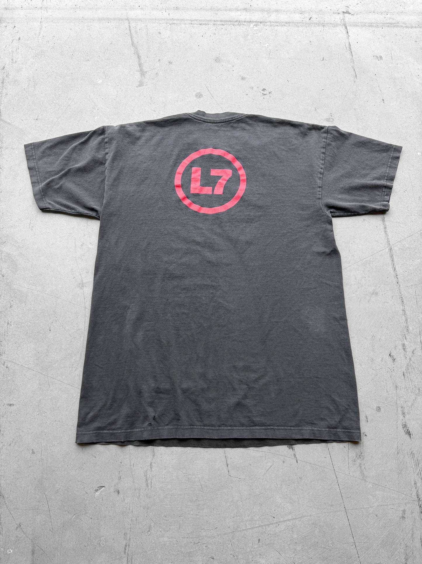 Vintage 90s Off The Wagon L7 Band Tee ( XL )