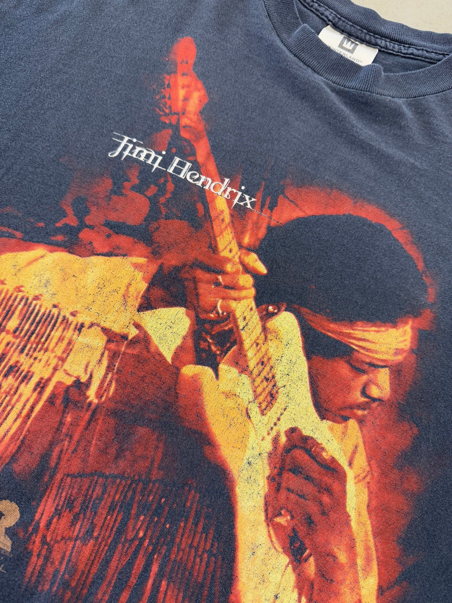 Vintage 1998 Jimmi Hendrix Faded Live At Wookstock Tee ( XL )