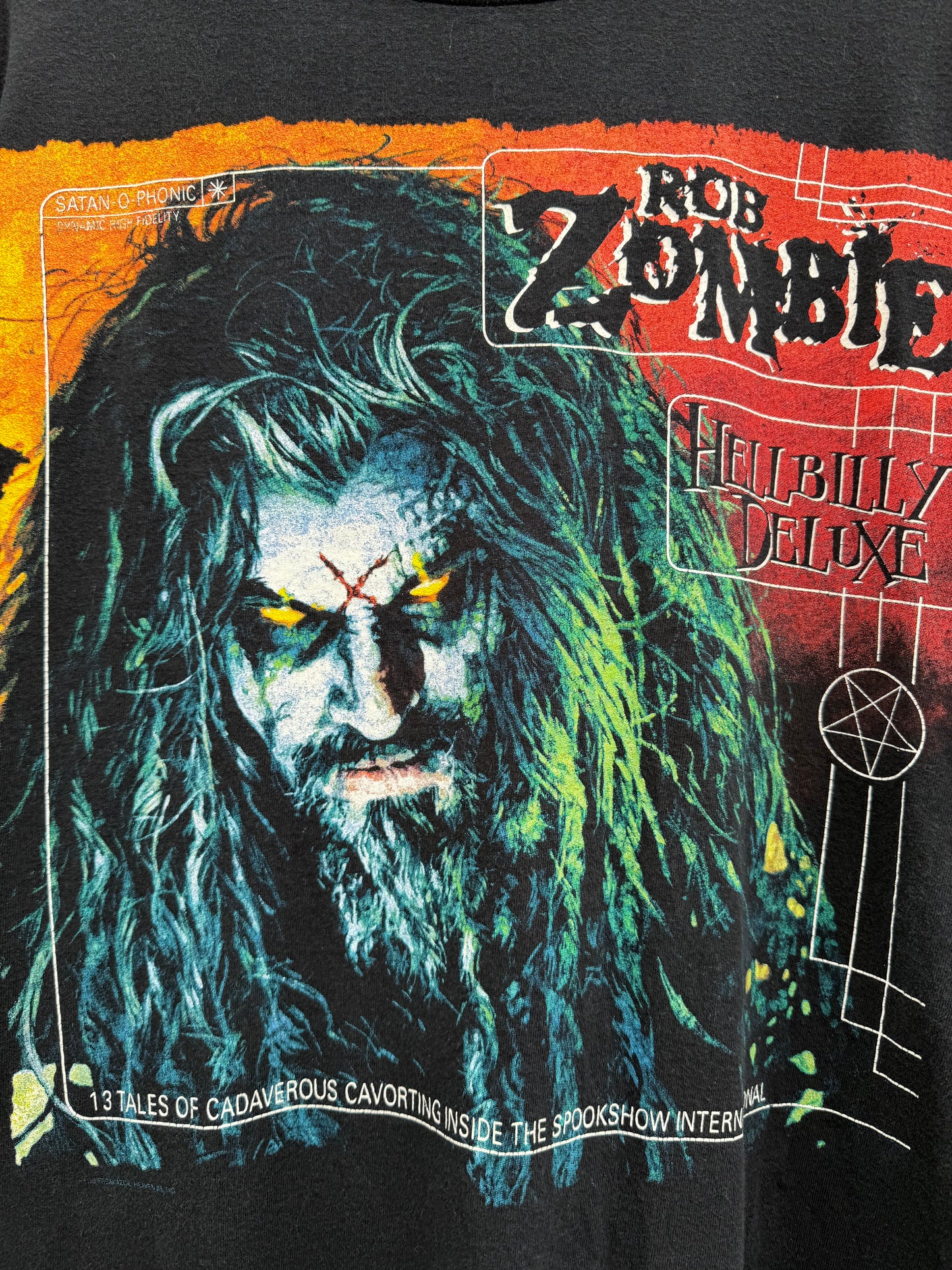 Vintage 1998 Rob Zombie HellBilly Deluxe Tee ( Large )