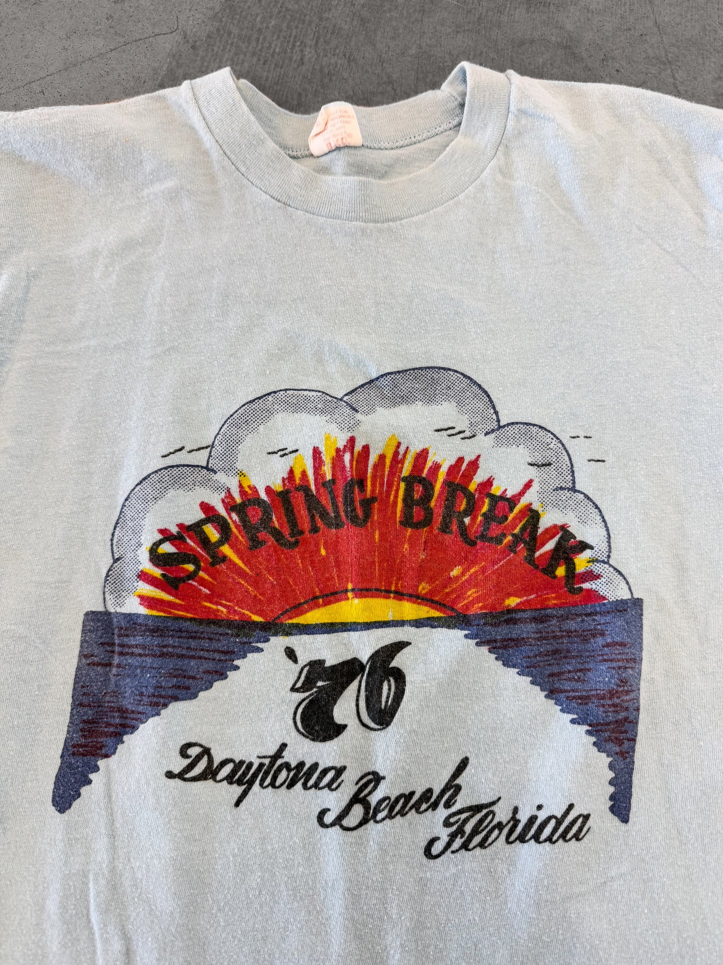 Vintage 1976 Spring Break Daytona Beach Florida Tee ( Small / Med )