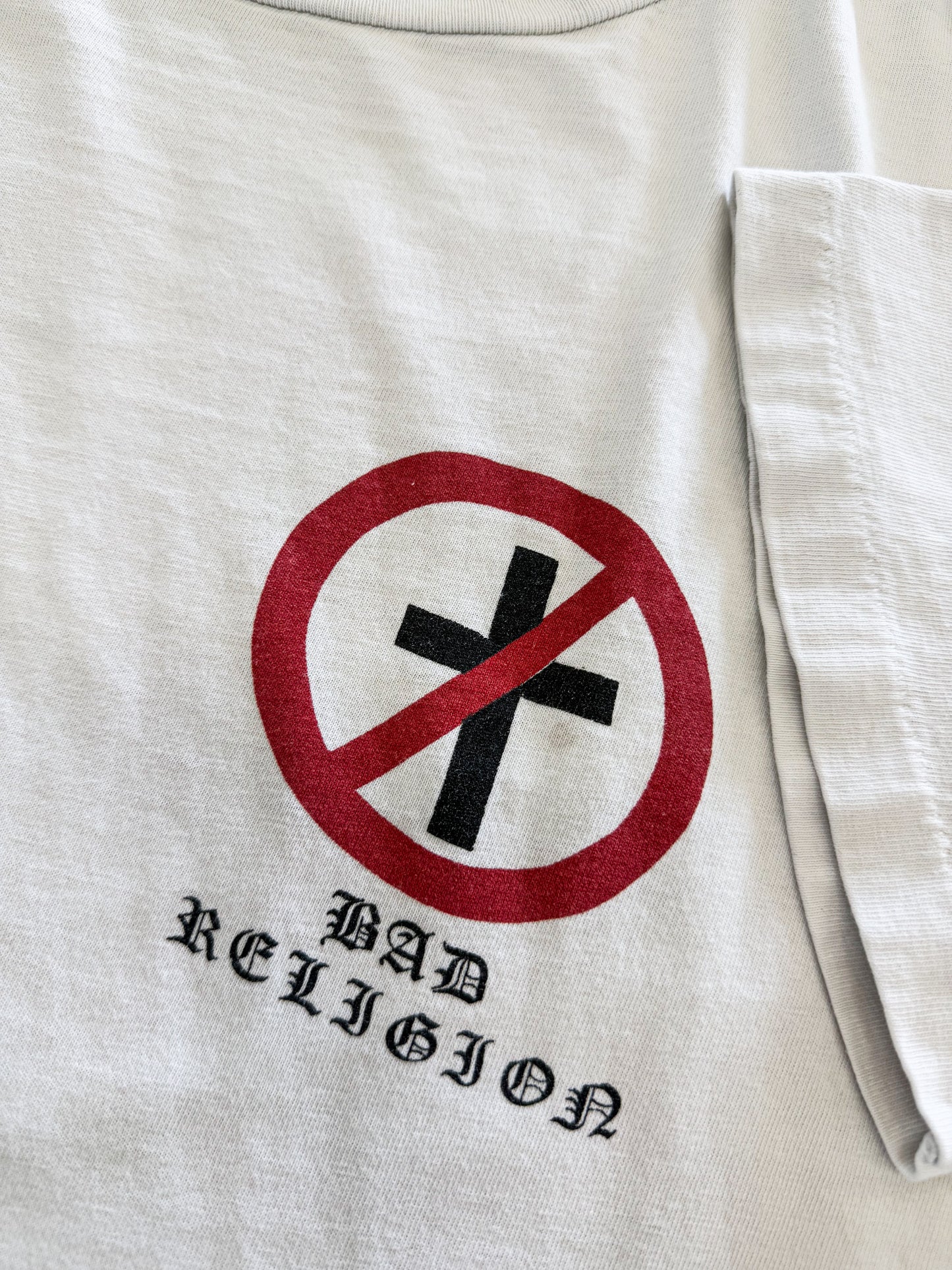 Vintage 90s Bad Religion x Pearl Jam Concert Bootleg Tee ( XL )