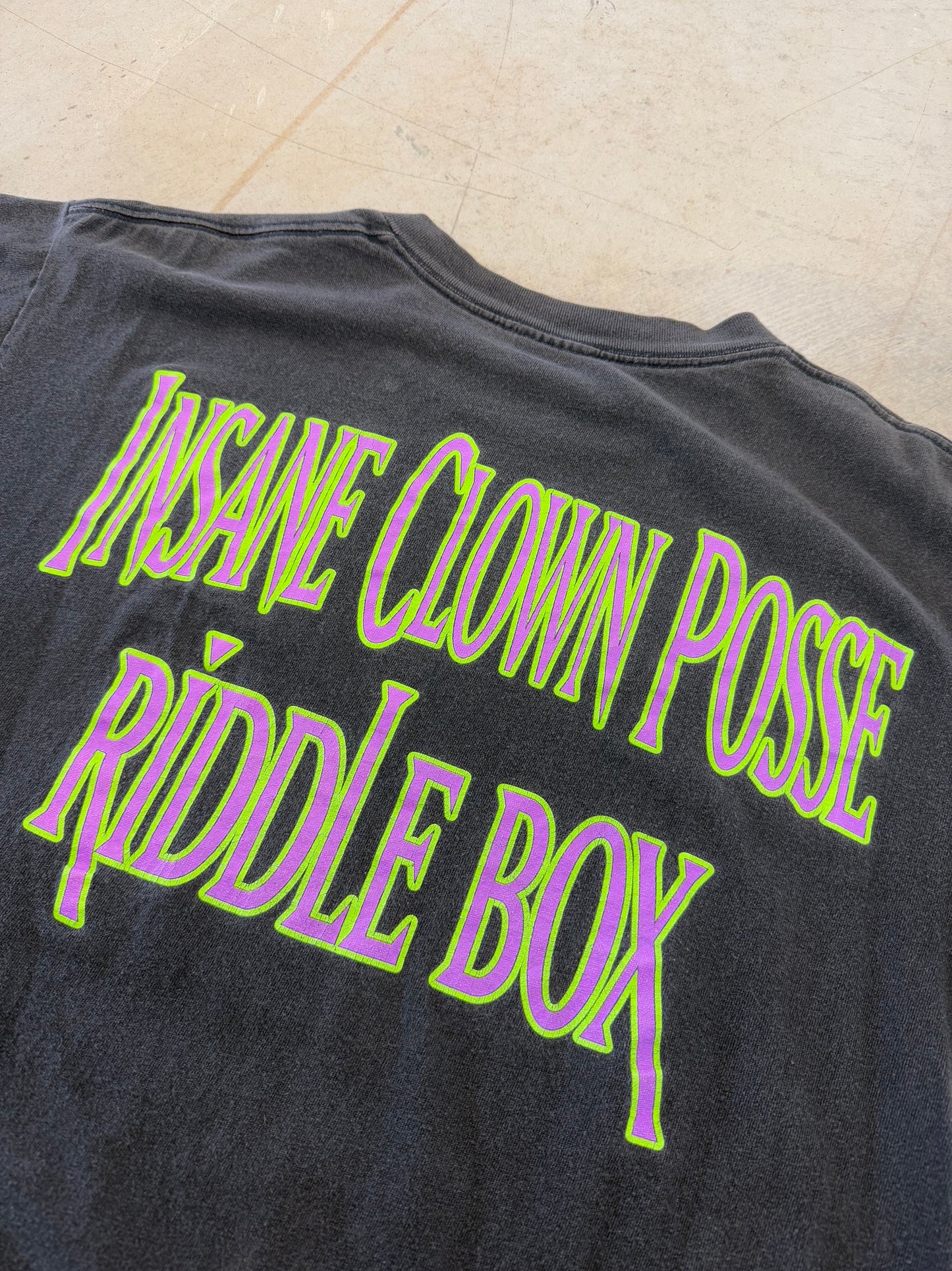 Vintage 1996 Insane Clown Posse Riddle Box Tee ( Large )