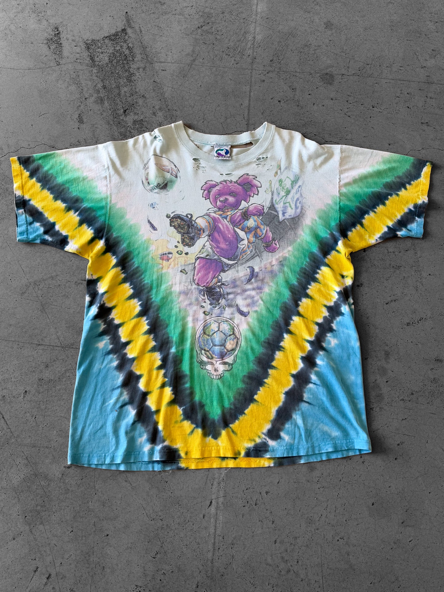 Vintage 1997 Grateful Dead Dead Headers Liquid Tee ( XL )