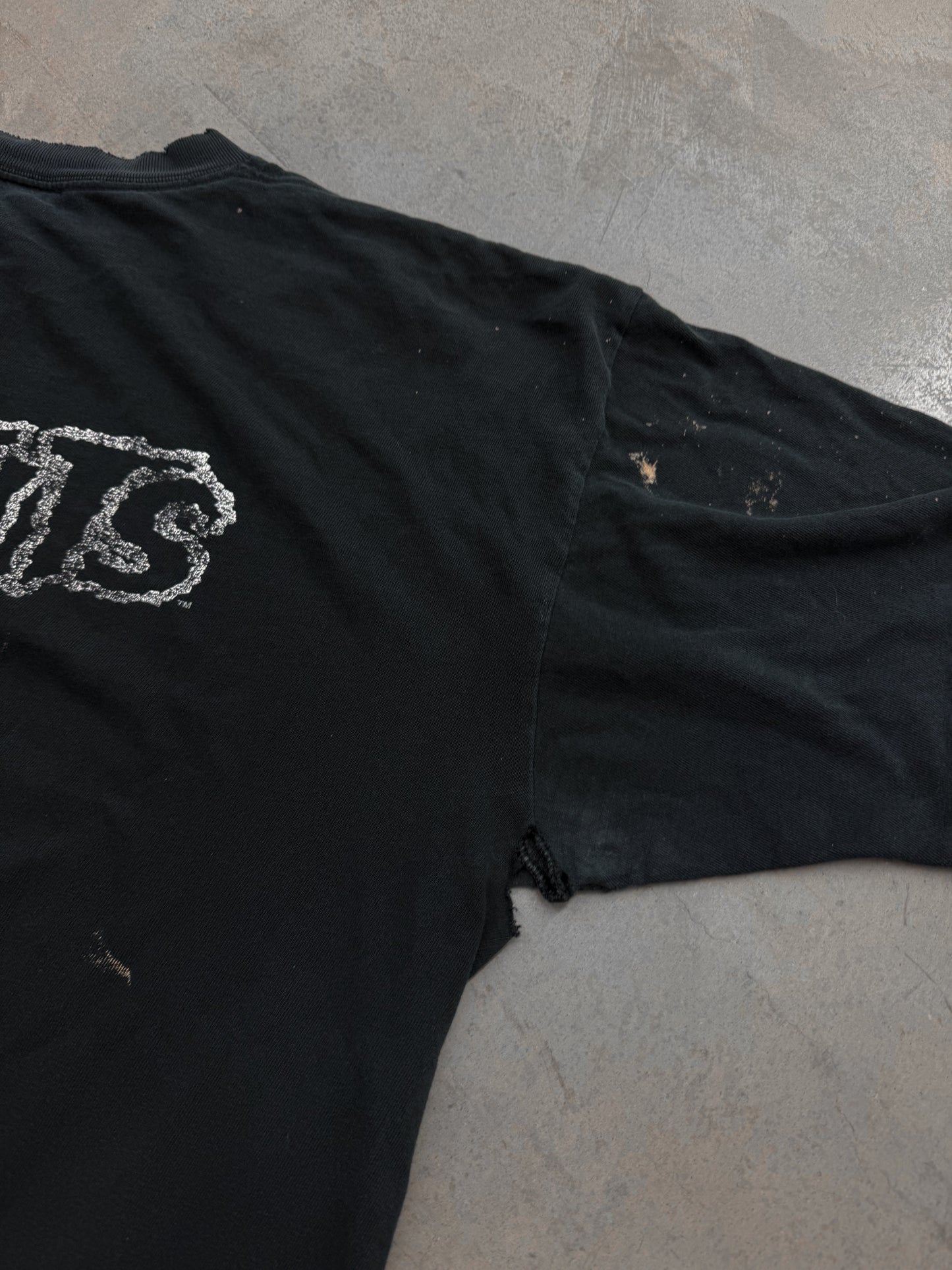 Vintage 1997 The Misfits Skull Thrashed & Worn Mens Tee ( XL )