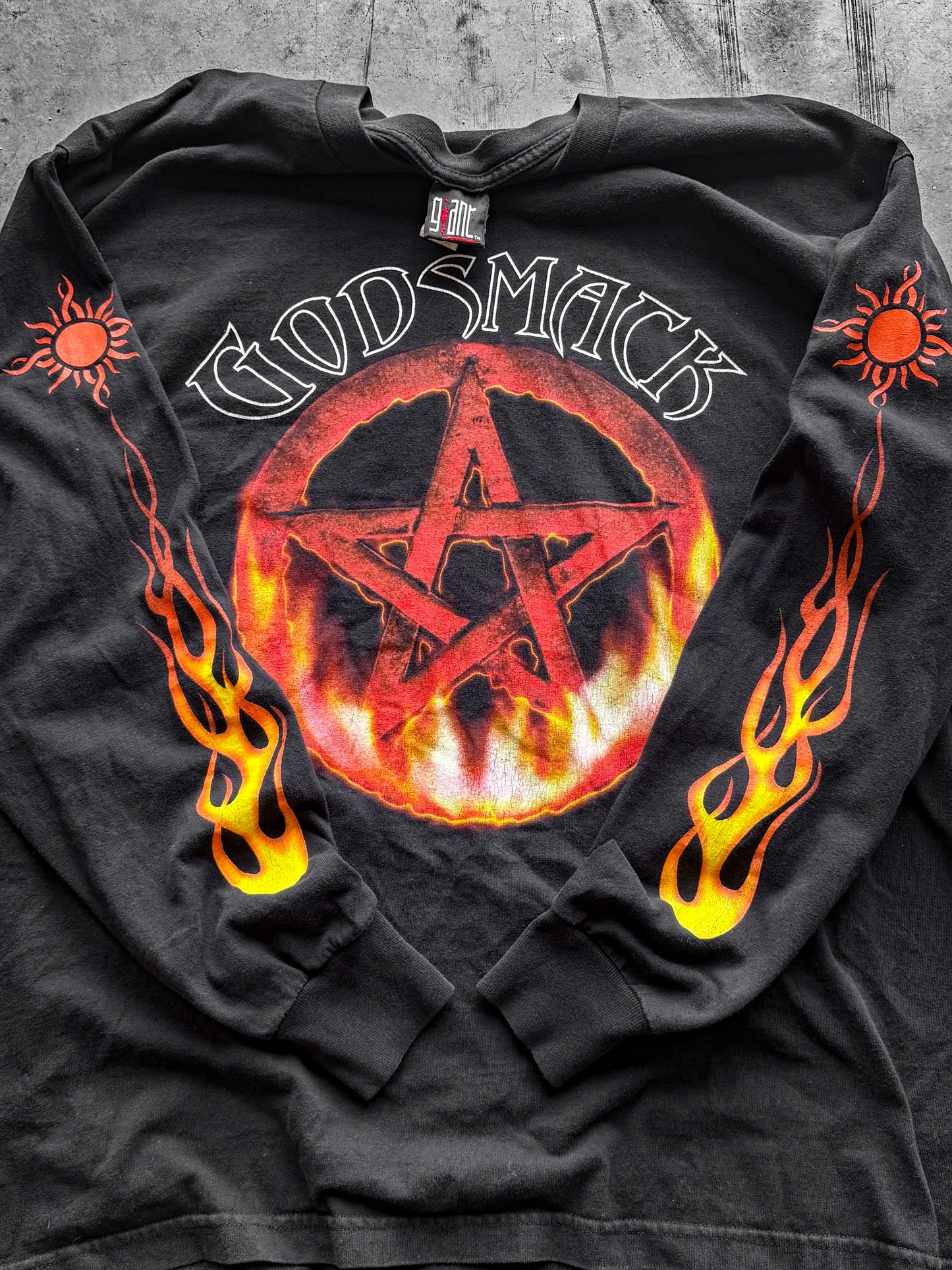 Vintage 2000s Godsmack Long Sleeve Band Tee