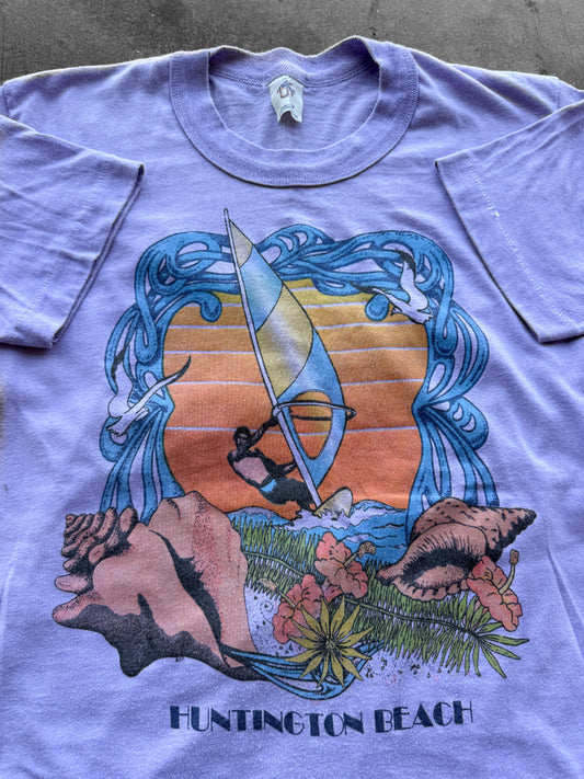 Vintage 80s Huntington Surfing Tee ( Medium )