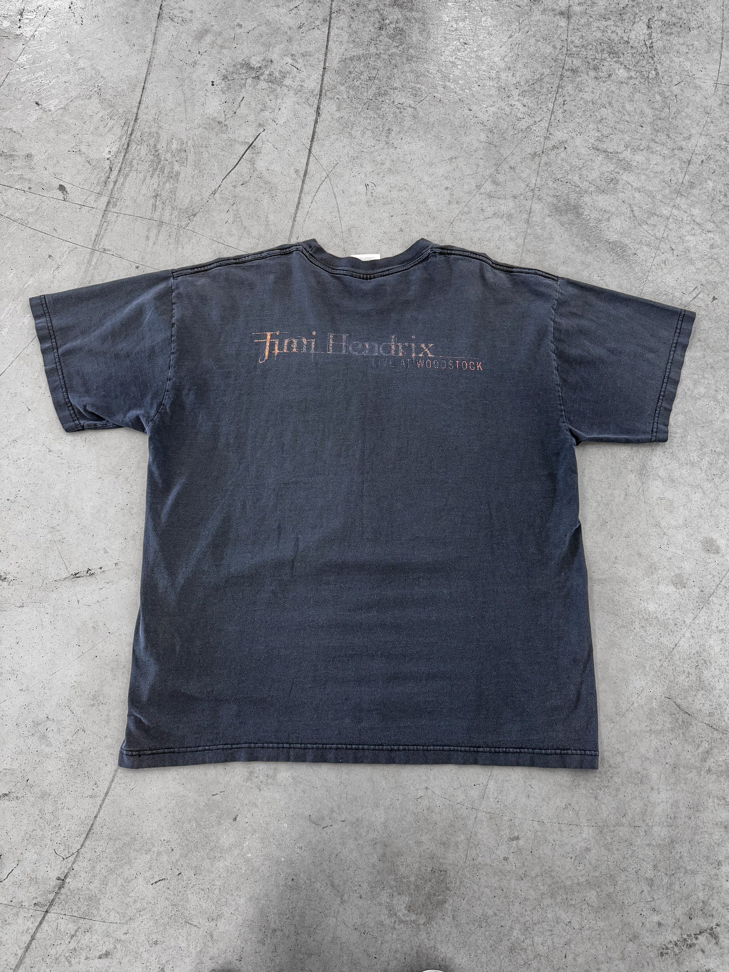 Vintage 1998 Jimmi Hendrix Faded Live At Wookstock Tee ( XL )