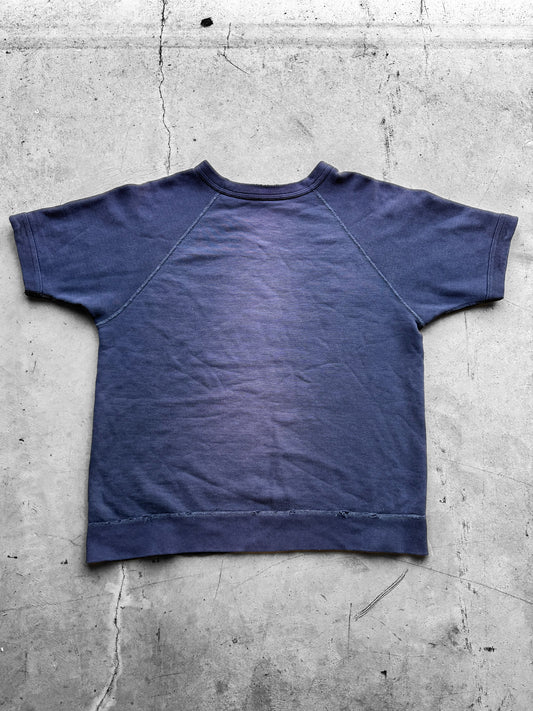 Vintage 6 0 s Fruit Of The Loom Short Sleeve Sweatshirt ( Medium )