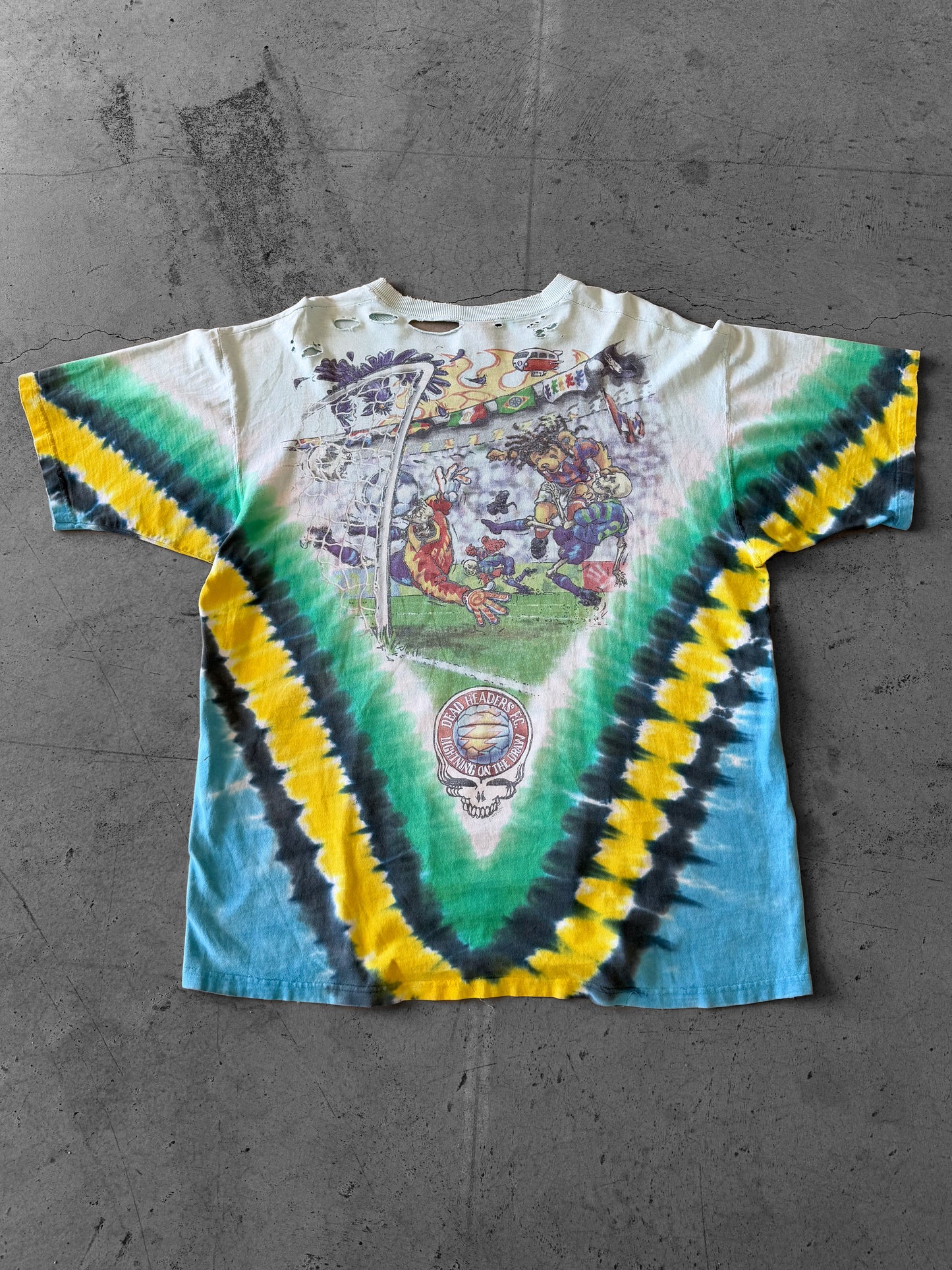 Vintage 1997 Grateful Dead Dead Headers Liquid Tee ( XL )