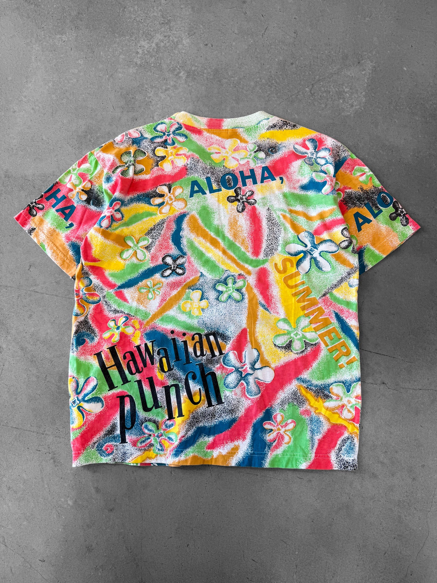 Vintage 90s Hawaiian Punch Aloha Summer Tee ( Large )