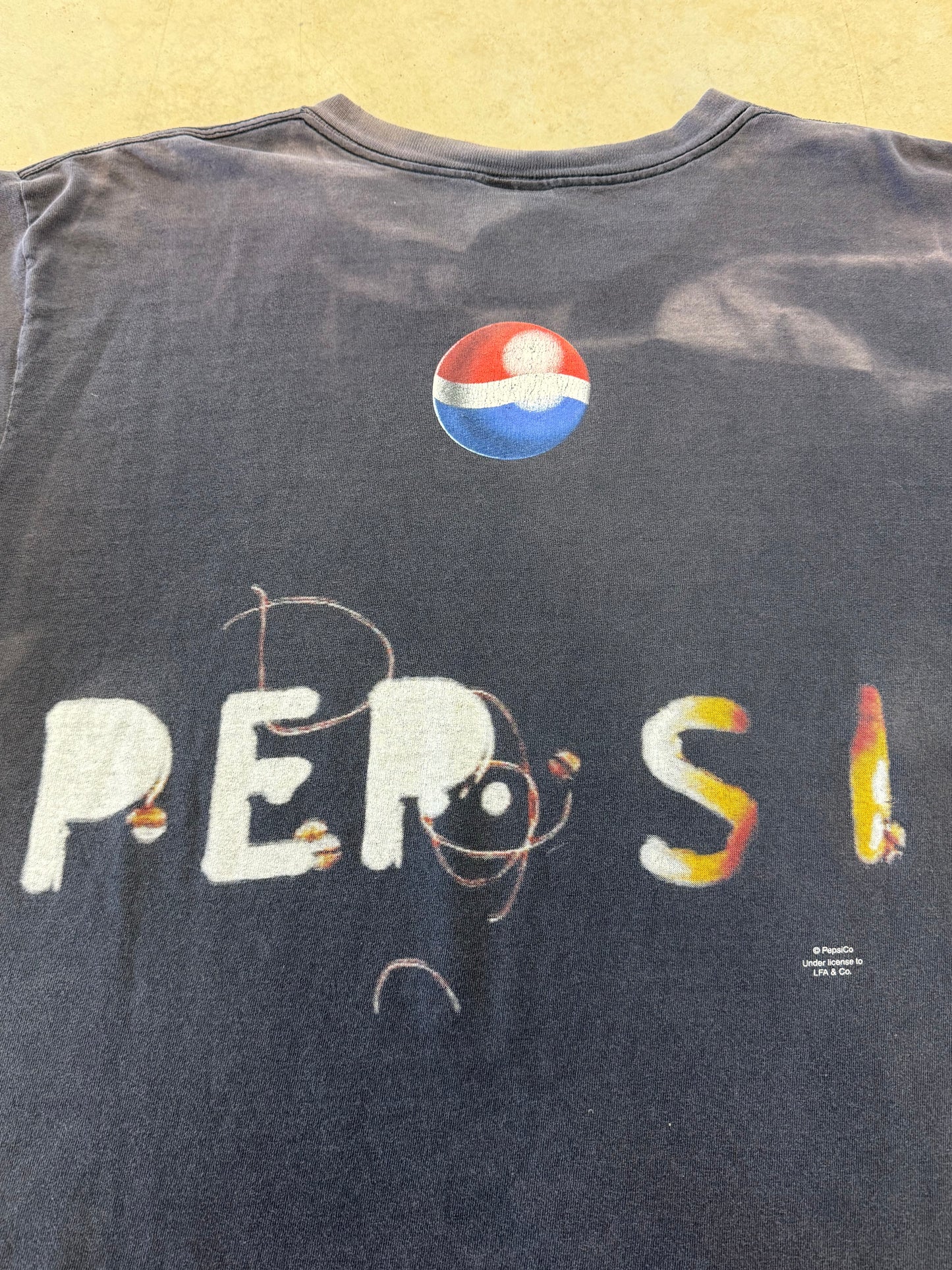 Vintage 90s Generation Next Pepsi Faded Tee ( Large )