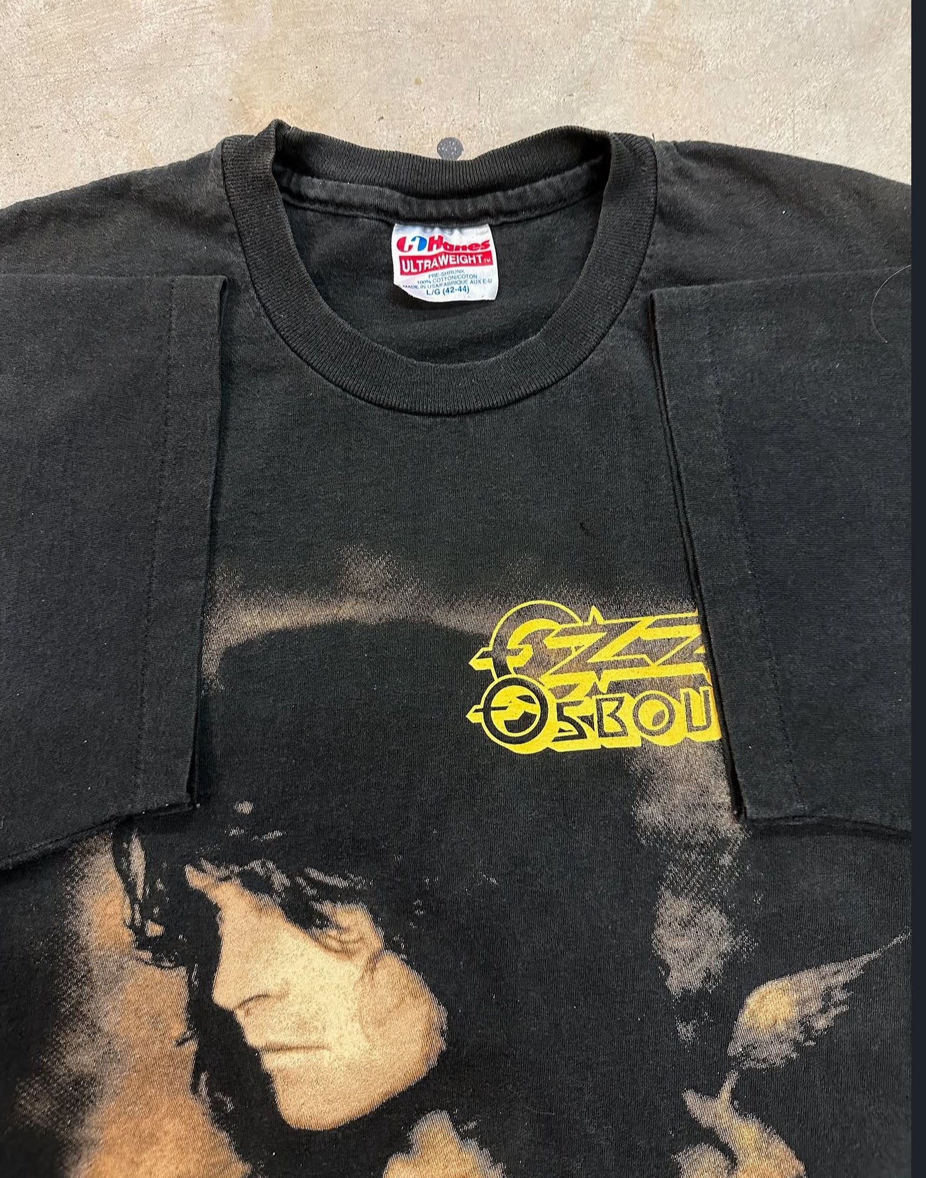 Vintage 1992 Ozzy Osbourne No More Tours Band Tee ( Medium )