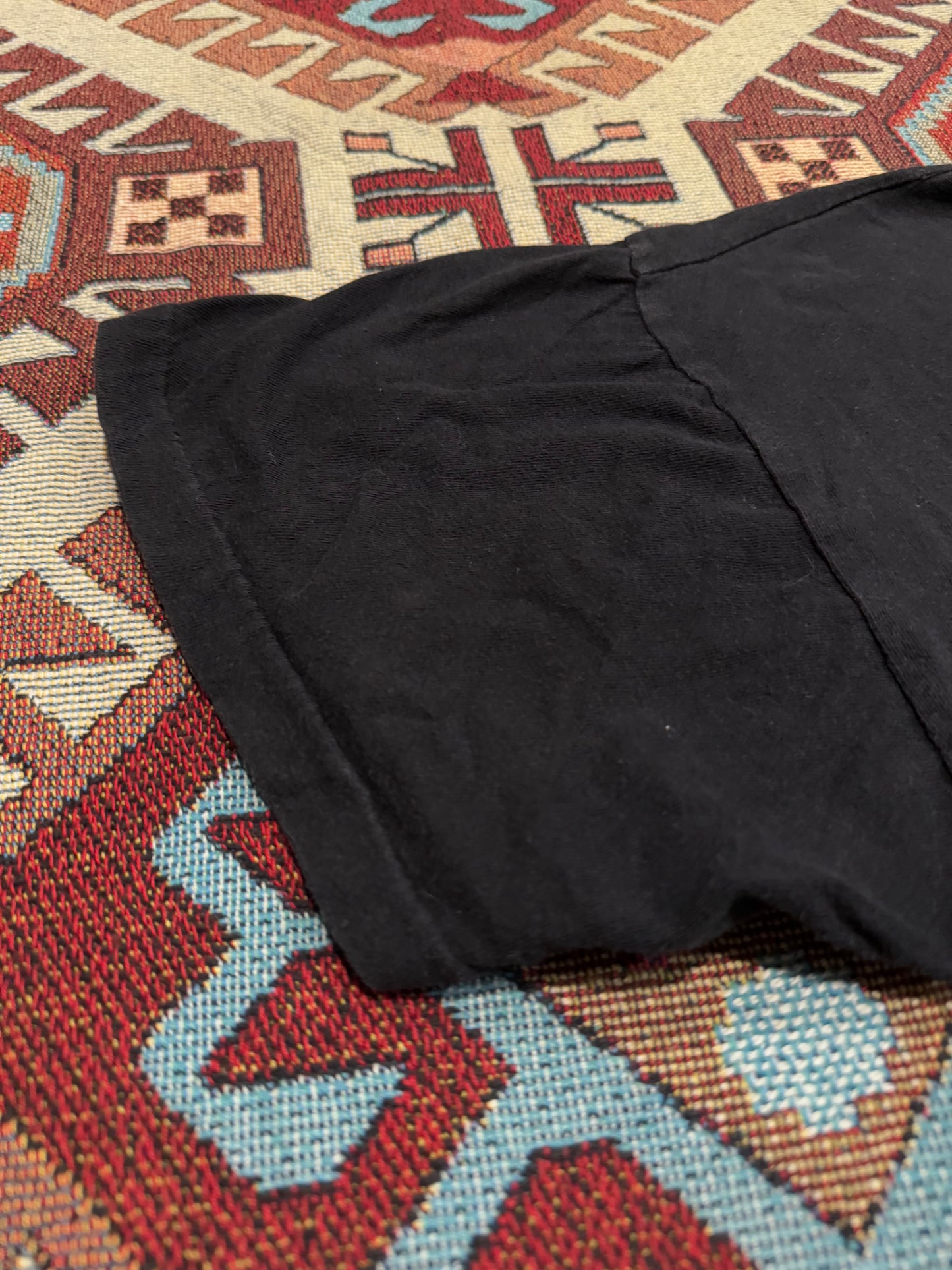 Vintage 90s American Thunder Indian Wolf AOP Tee ( XL )