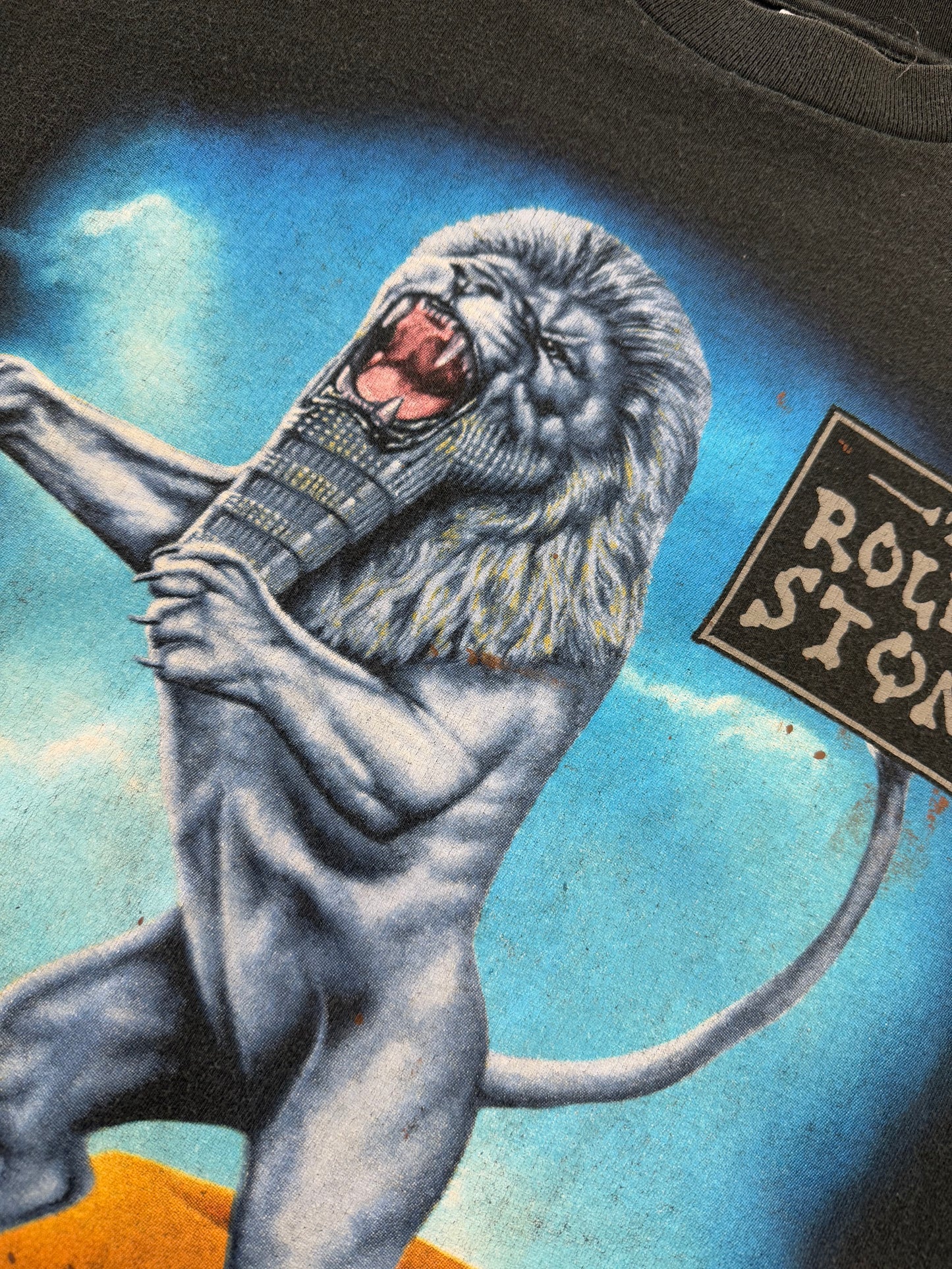 Vintage 1997 The Rolling Stones Bridges To Babylon Tee ( Large )