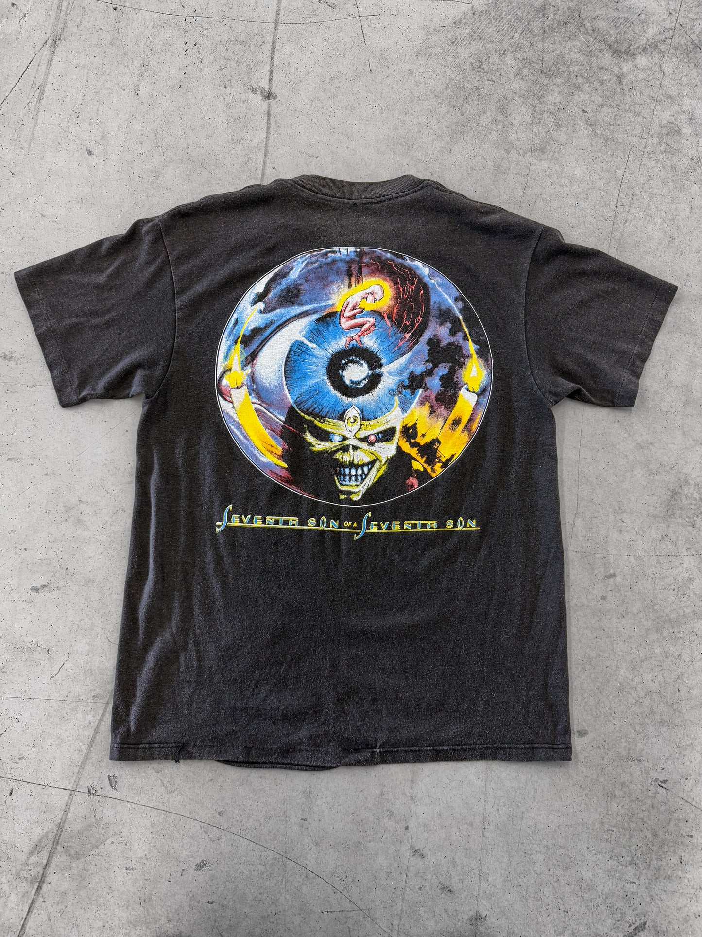 Vintage 80s Iron Maiden “Can I Play With Madness” Band Tee ( Medium )