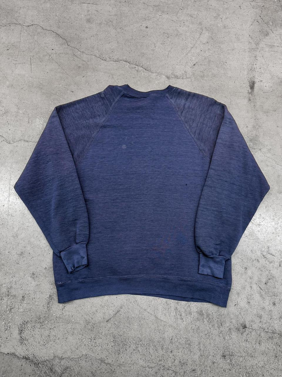 Vintage 8 0 s West Virginia University Faded Sweatshirt ( XL )