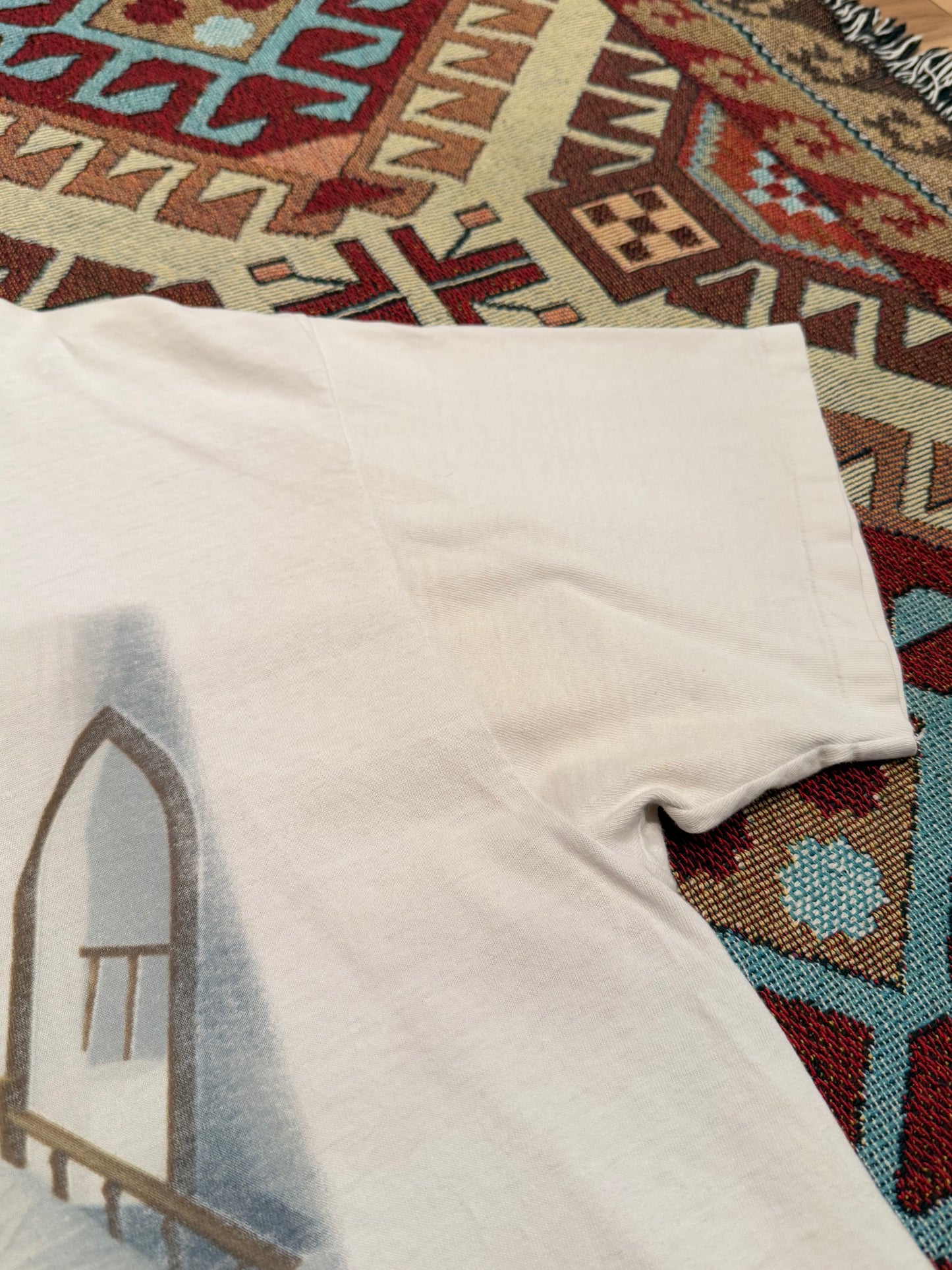 Vintage 1995 Live Band White Brockum Band Rock Rare Tee ( XL )